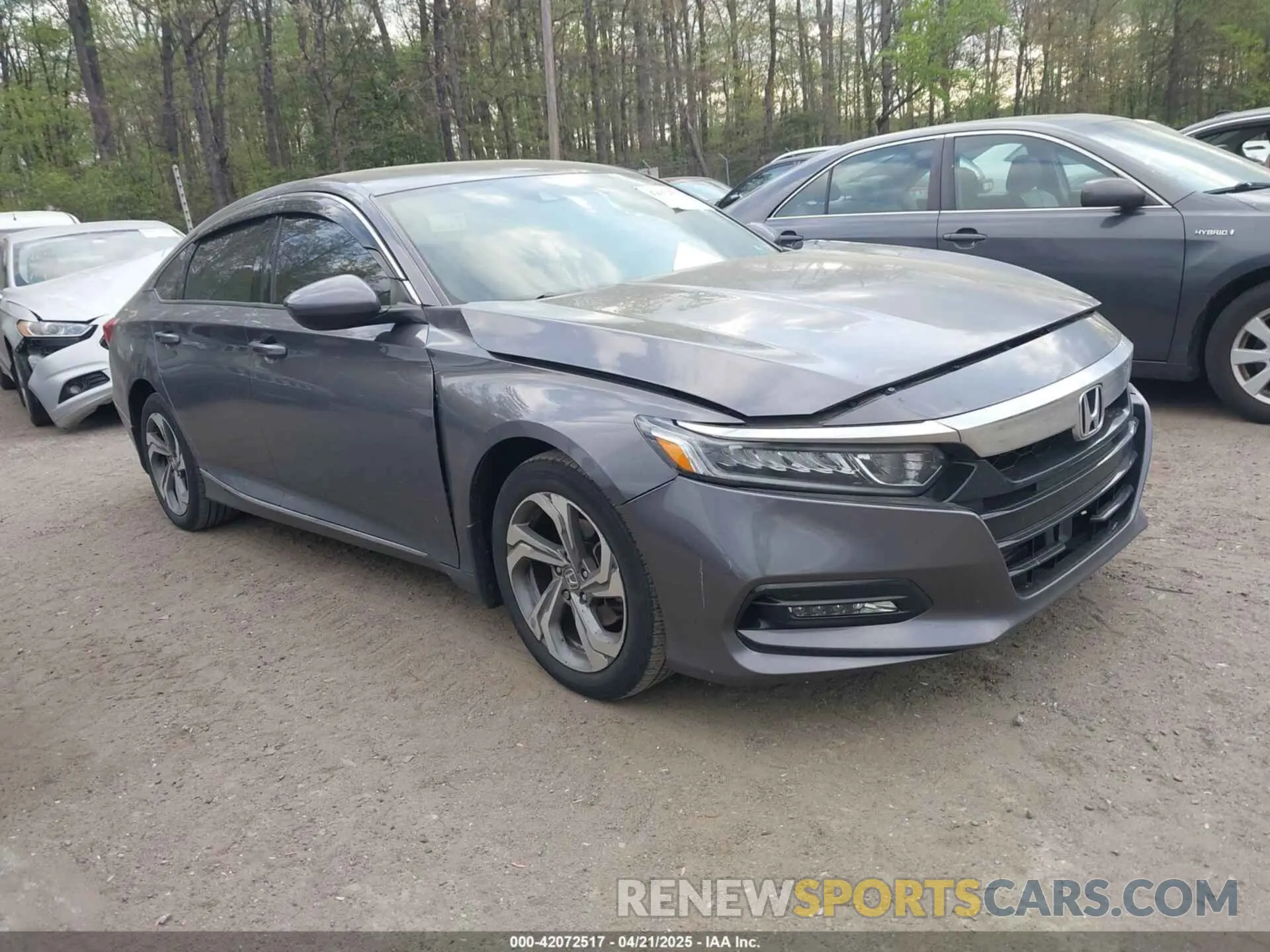 1 Photograph of a damaged car 1HGCV1F47KA008318 HONDA ACCORD 2019