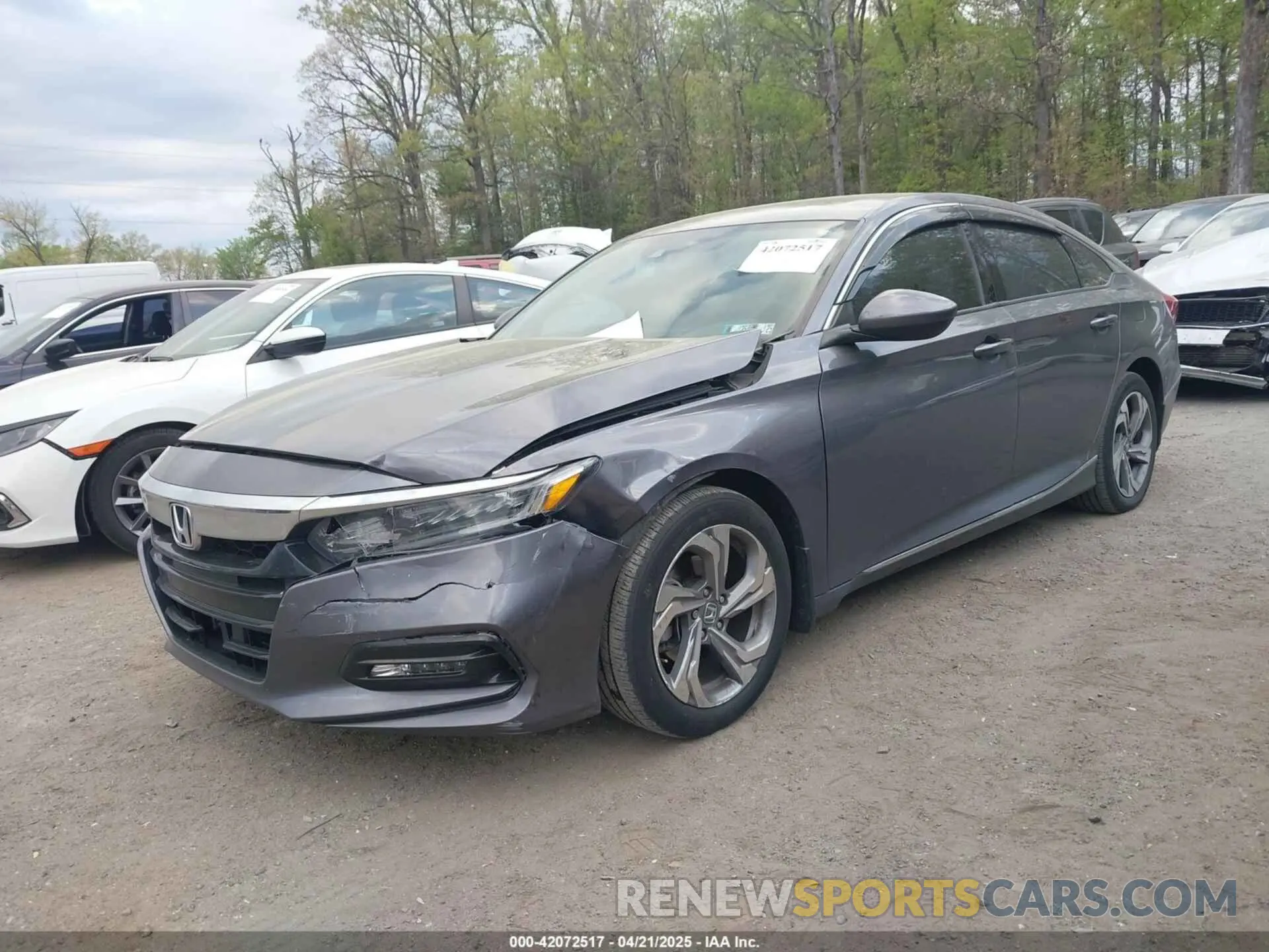2 Photograph of a damaged car 1HGCV1F47KA008318 HONDA ACCORD 2019