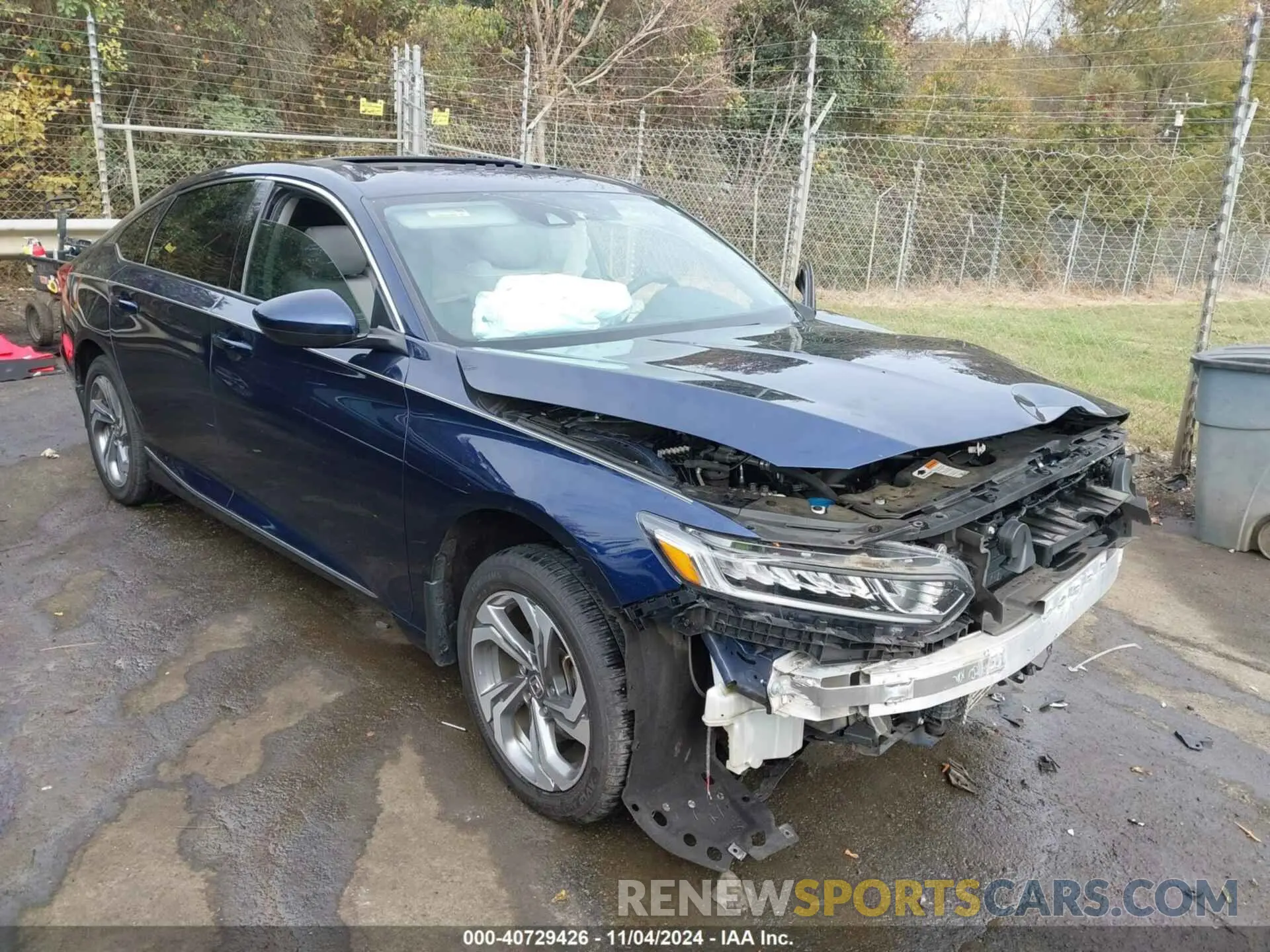 1 Photograph of a damaged car 1HGCV1F47KA110346 HONDA ACCORD 2019