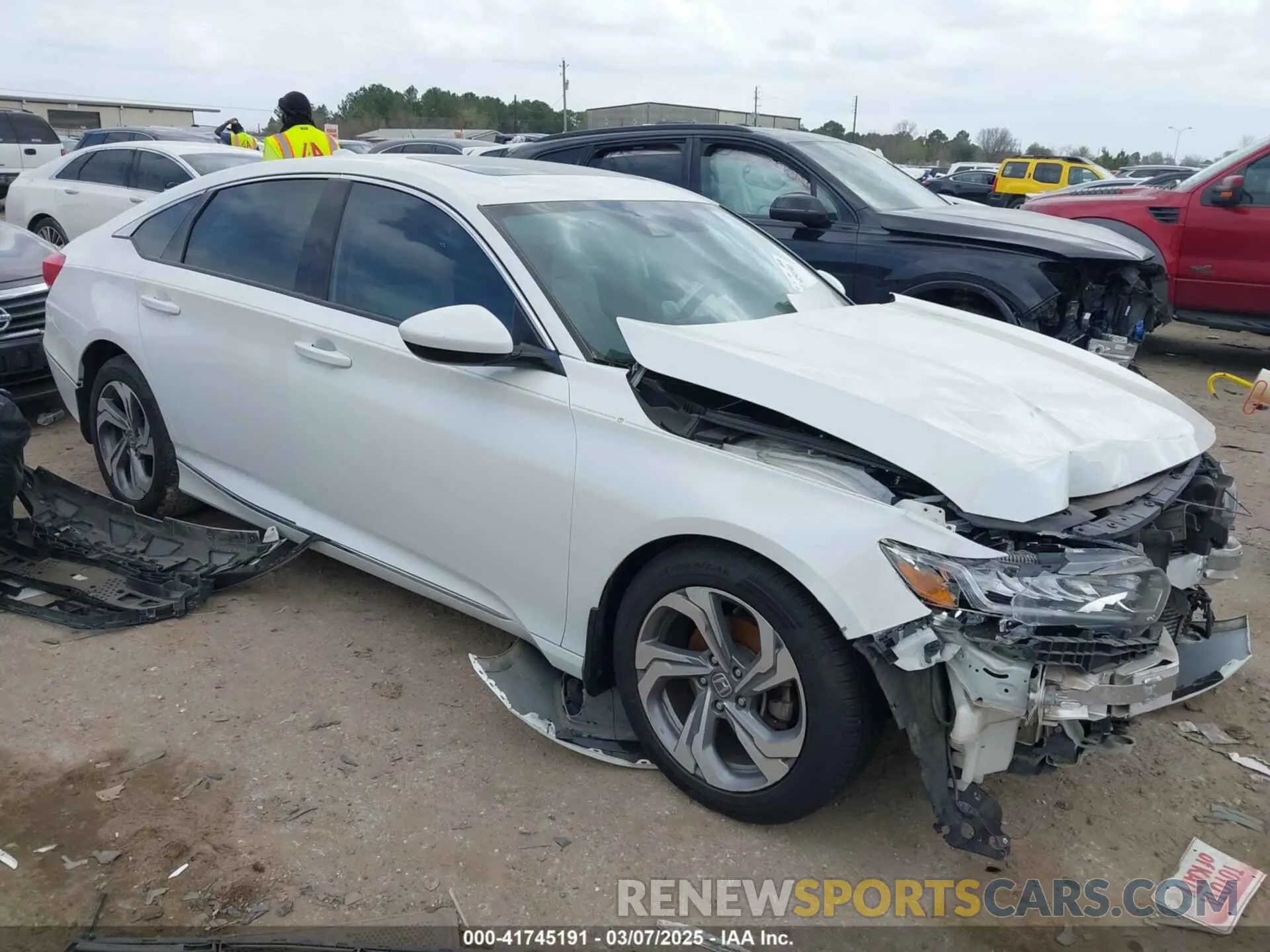 1 Photograph of a damaged car 1HGCV1F48KA031977 HONDA ACCORD 2019