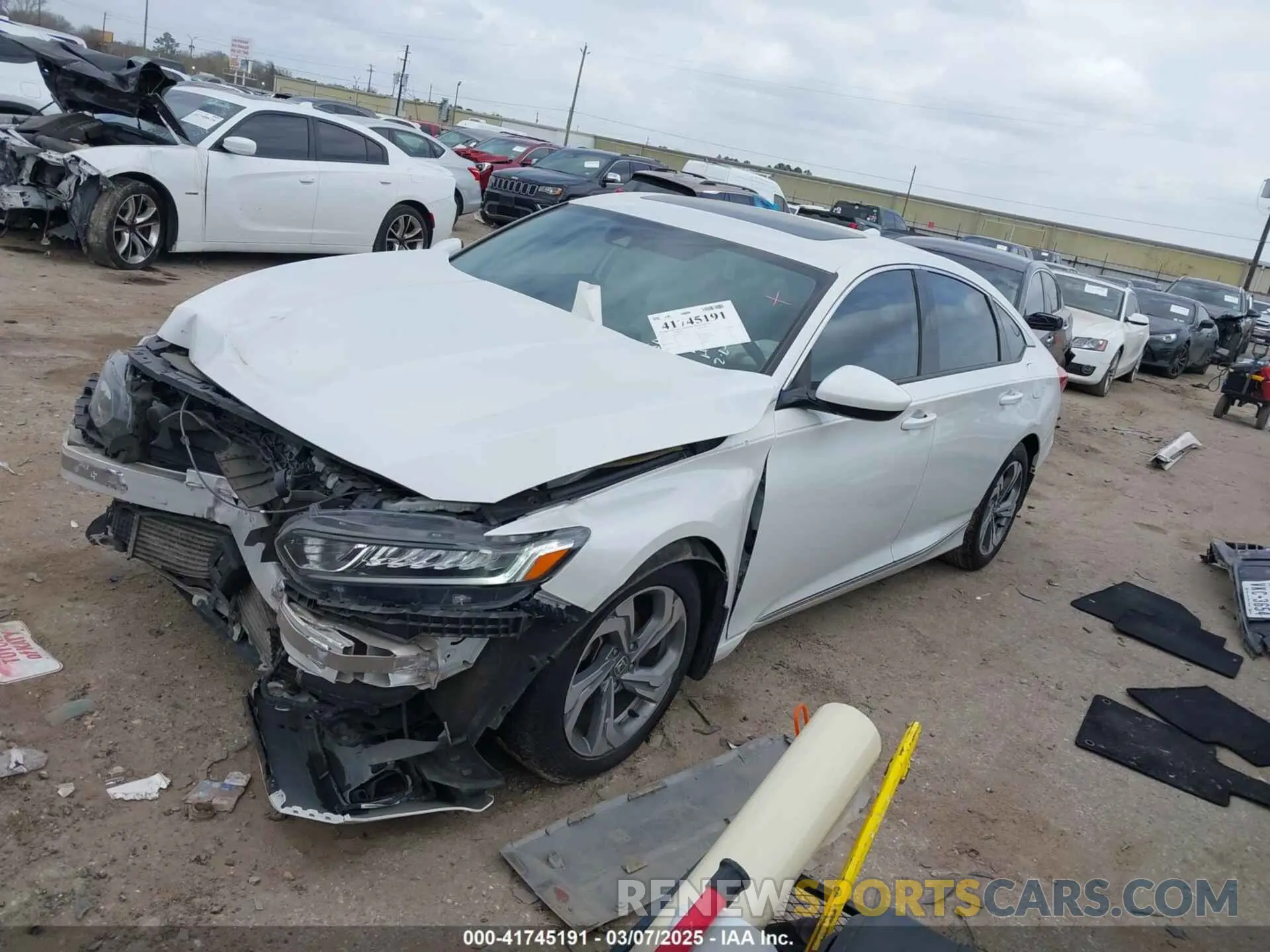 2 Photograph of a damaged car 1HGCV1F48KA031977 HONDA ACCORD 2019