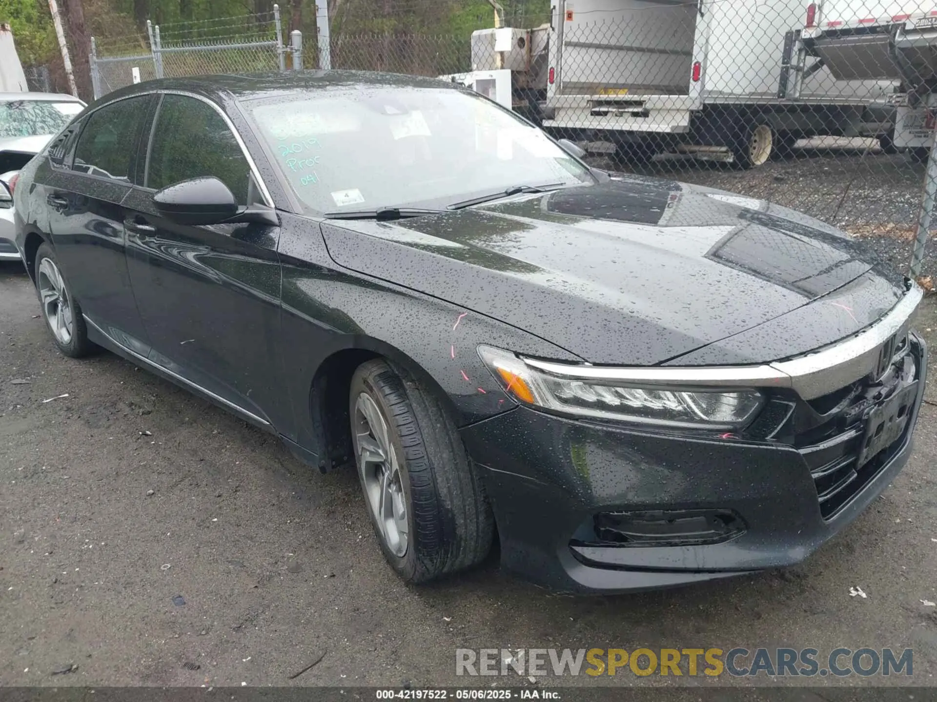 1 Photograph of a damaged car 1HGCV1F49KA025735 HONDA ACCORD 2019