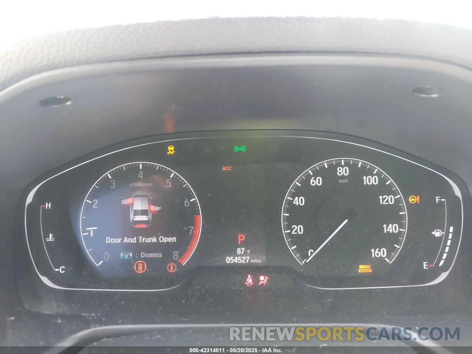 7 Photograph of a damaged car 1HGCV1F50KA128387 HONDA ACCORD 2019
