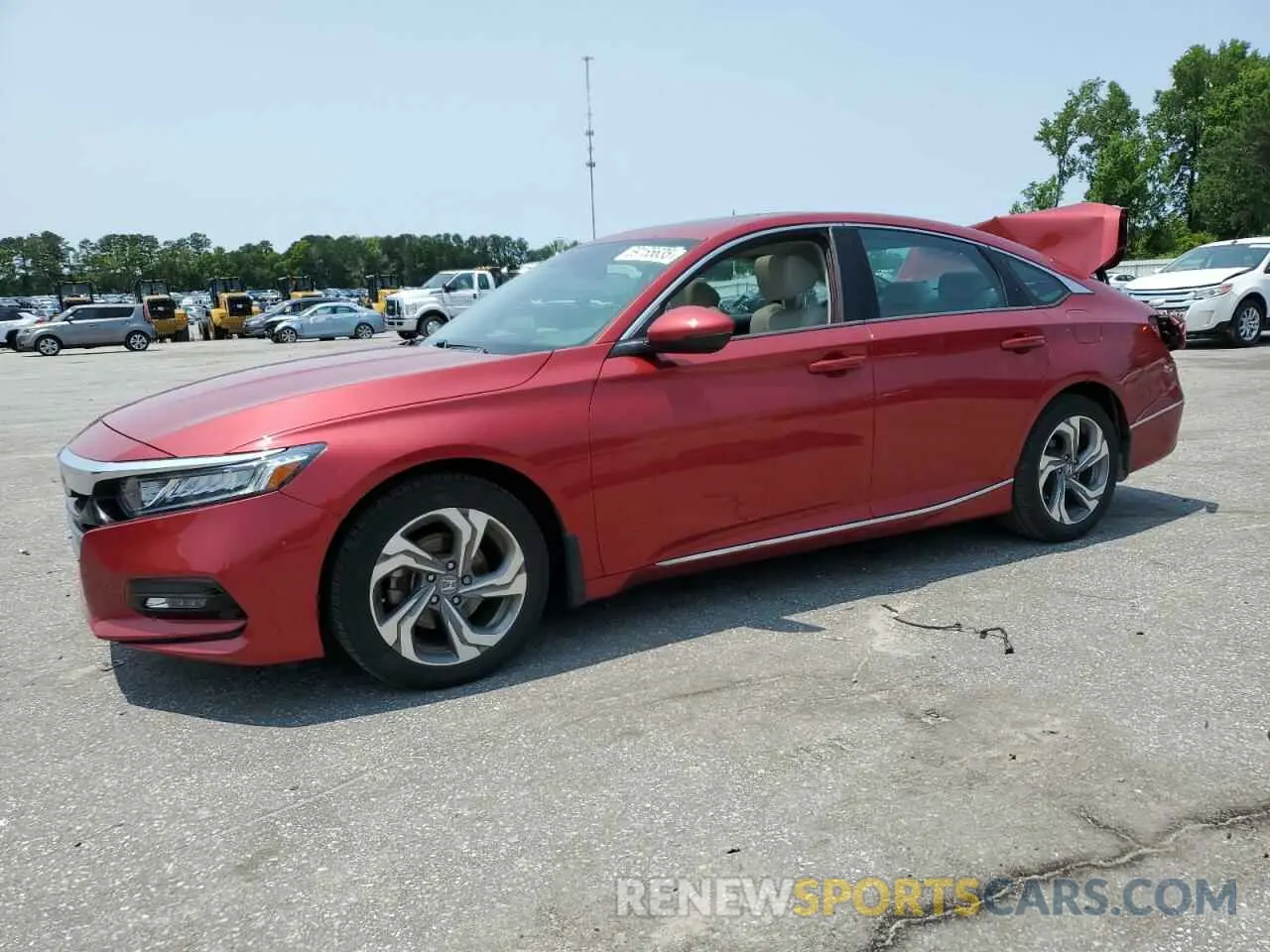 1 Photograph of a damaged car 1HGCV1F50KA168386 HONDA ACCORD 2019