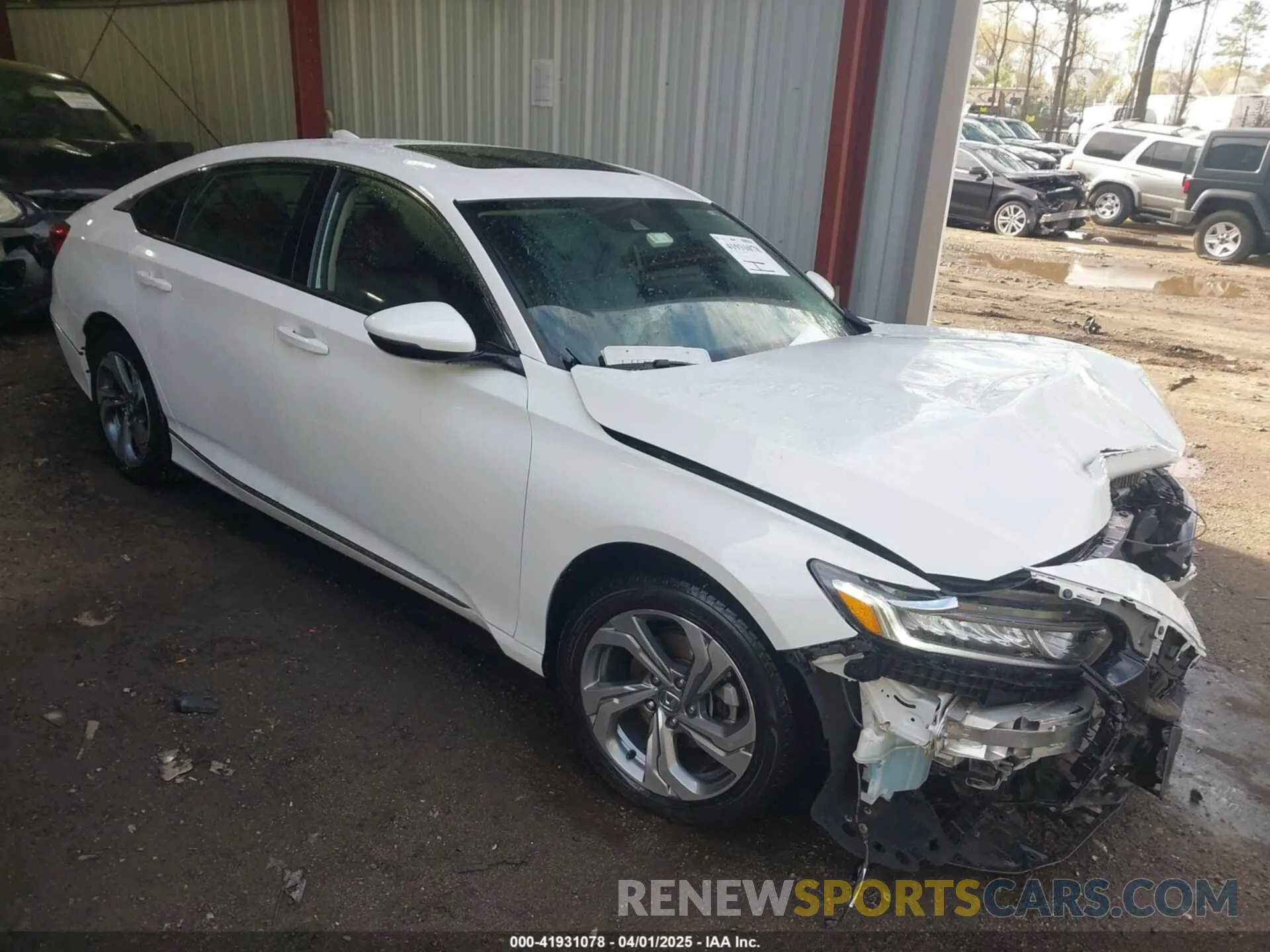 1 Photograph of a damaged car 1HGCV1F52KA040165 HONDA ACCORD 2019