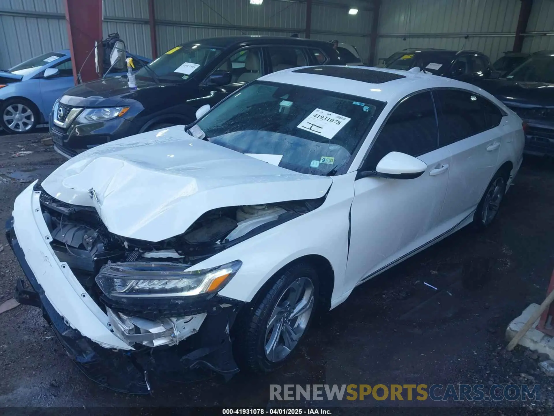2 Photograph of a damaged car 1HGCV1F52KA040165 HONDA ACCORD 2019