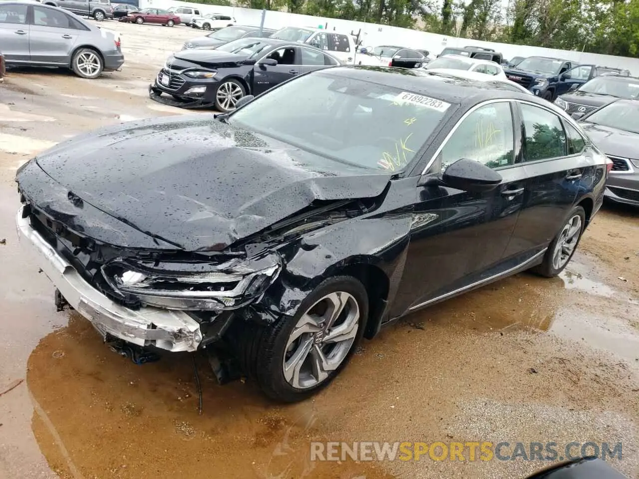 1 Photograph of a damaged car 1HGCV1F52KA104124 HONDA ACCORD 2019