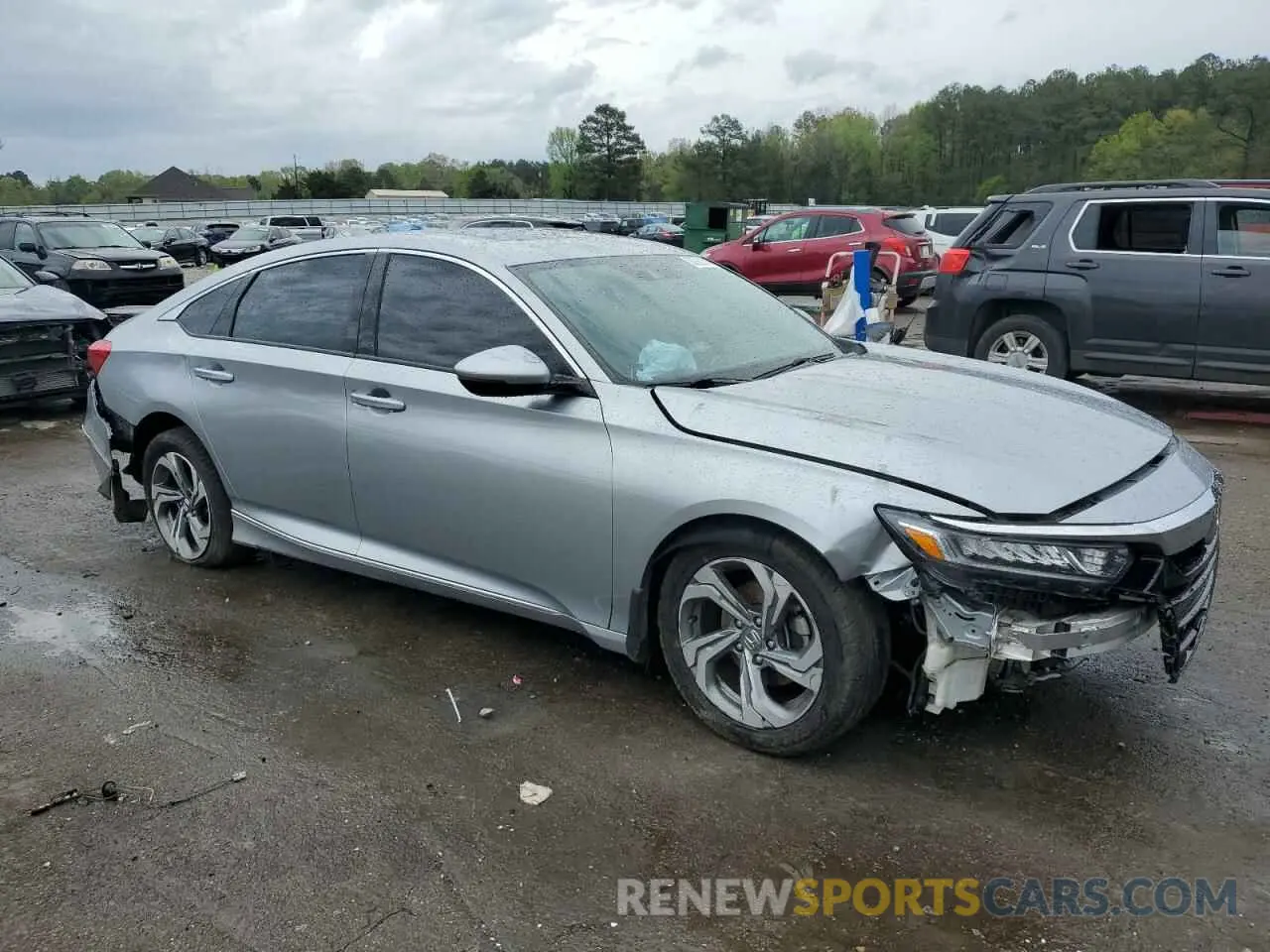 4 Photograph of a damaged car 1HGCV1F55KA098027 HONDA ACCORD 2019