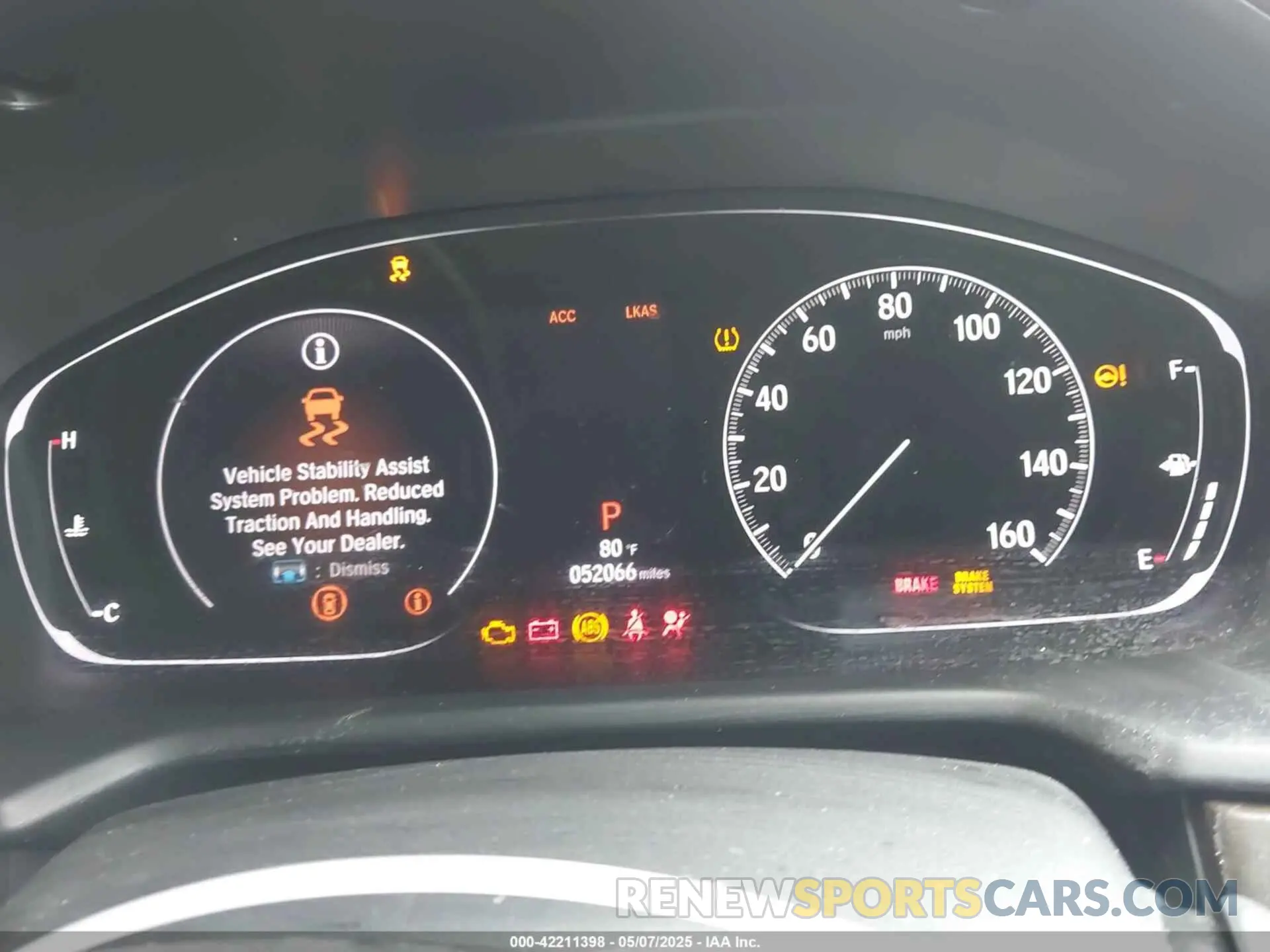 7 Photograph of a damaged car 1HGCV1F56KA133836 HONDA ACCORD 2019