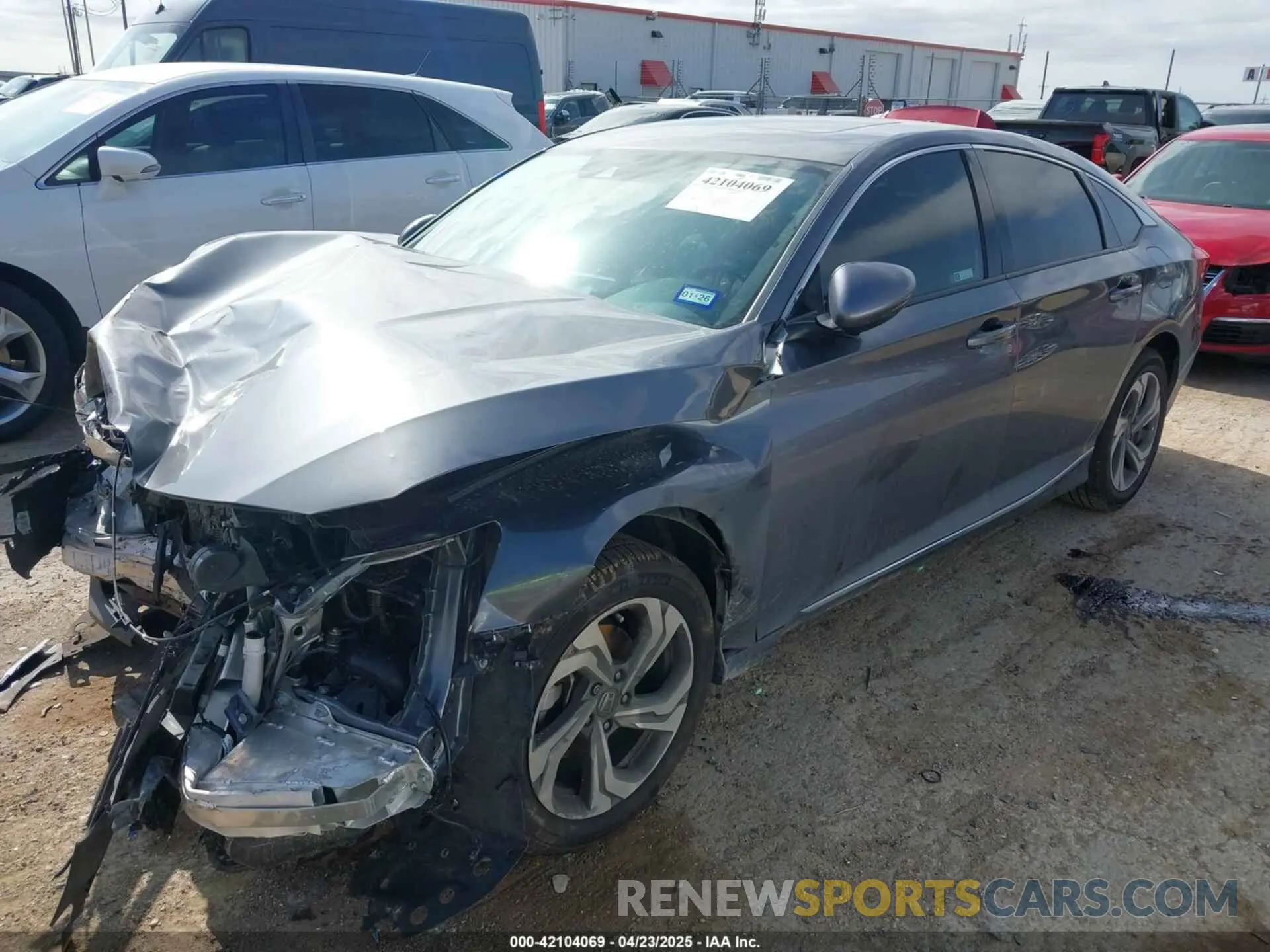 2 Photograph of a damaged car 1HGCV1F57KA031378 HONDA ACCORD 2019