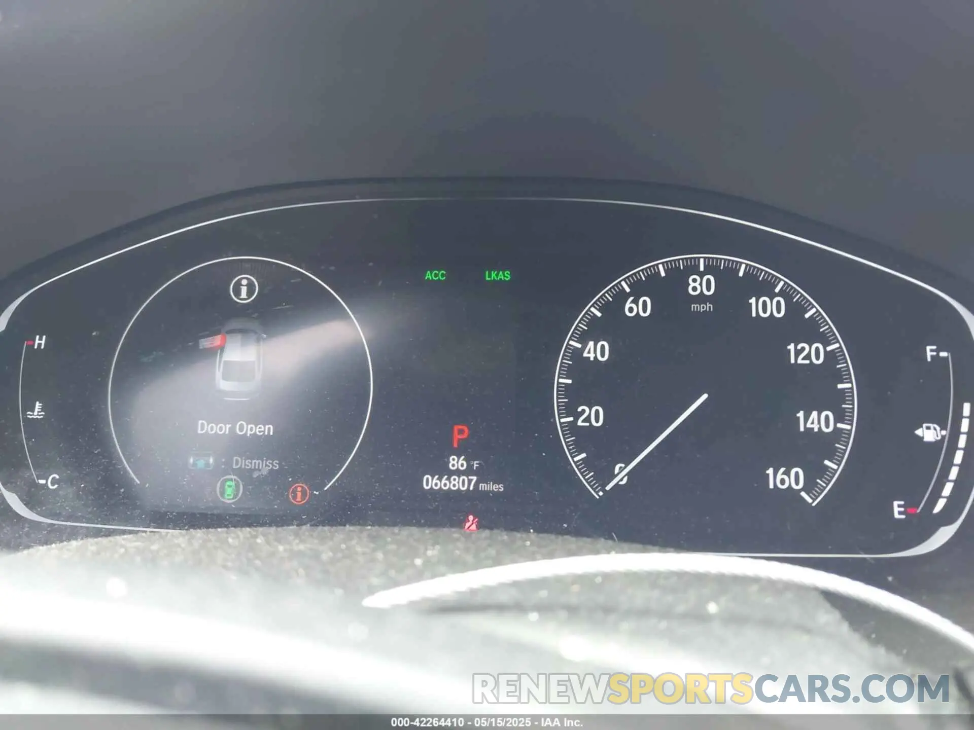 7 Photograph of a damaged car 1HGCV1F57KA075820 HONDA ACCORD 2019