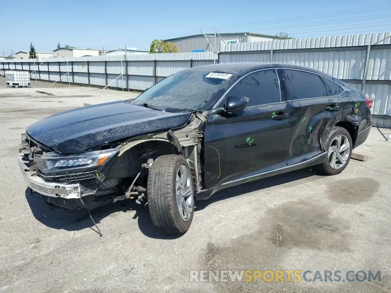 1 Photograph of a damaged car 1HGCV1F58KA032880 HONDA ACCORD 2019