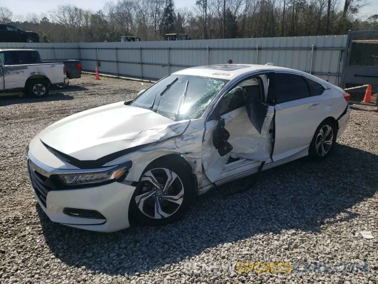 1 Photograph of a damaged car 1HGCV1F58KA147124 HONDA ACCORD 2019