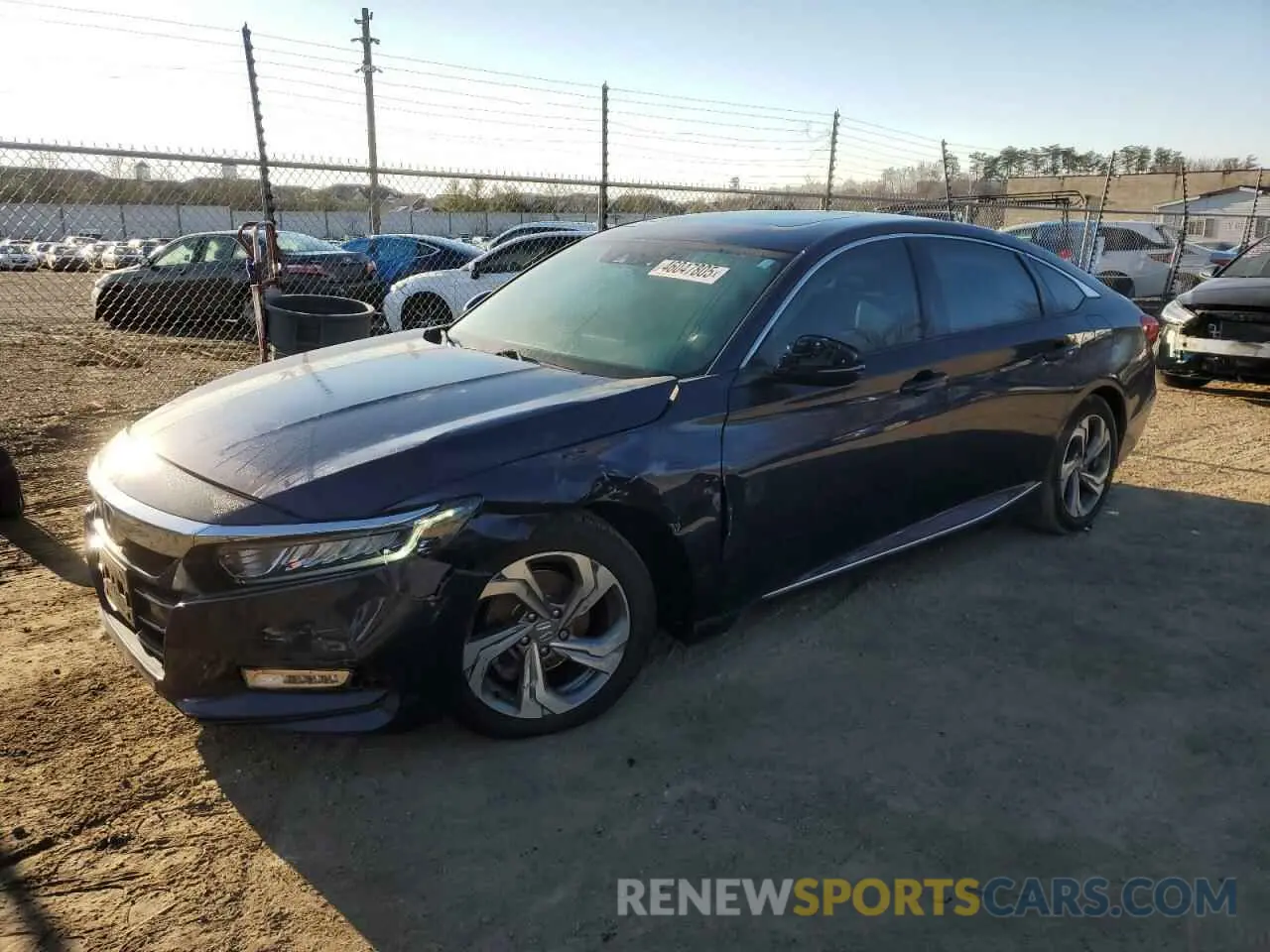 1 Photograph of a damaged car 1HGCV1F58KA165753 HONDA ACCORD 2019