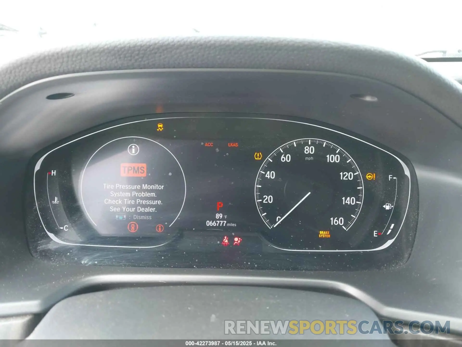 7 Photograph of a damaged car 1HGCV1F59KA013075 HONDA ACCORD 2019