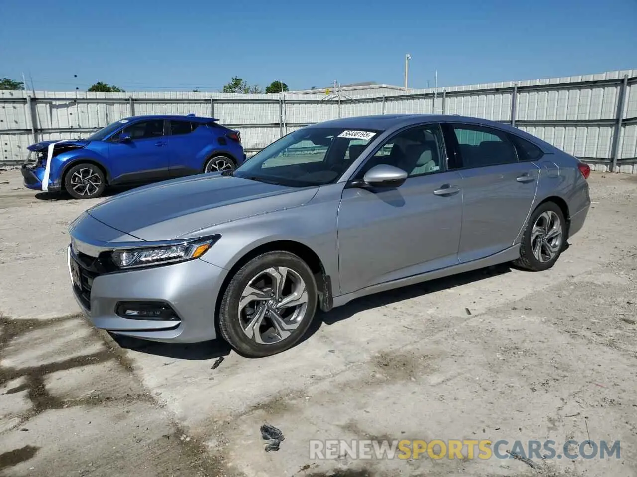 1 Photograph of a damaged car 1HGCV1F5XKA133855 HONDA ACCORD 2019