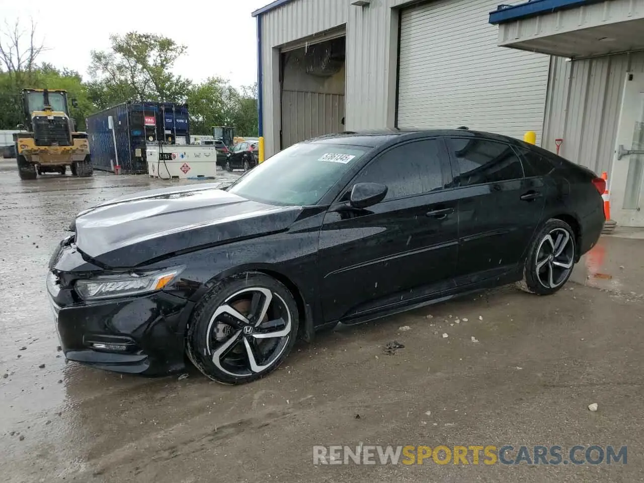 1 Photograph of a damaged car 1HGCV2E37KA001562 HONDA ACCORD 2019