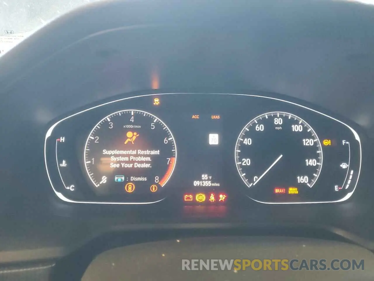 9 Photograph of a damaged car 1HGCV2E37KA001562 HONDA ACCORD 2019