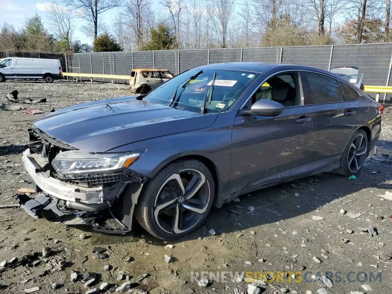 1 Photograph of a damaged car 1HGCV2F30KA011784 HONDA ACCORD 2019