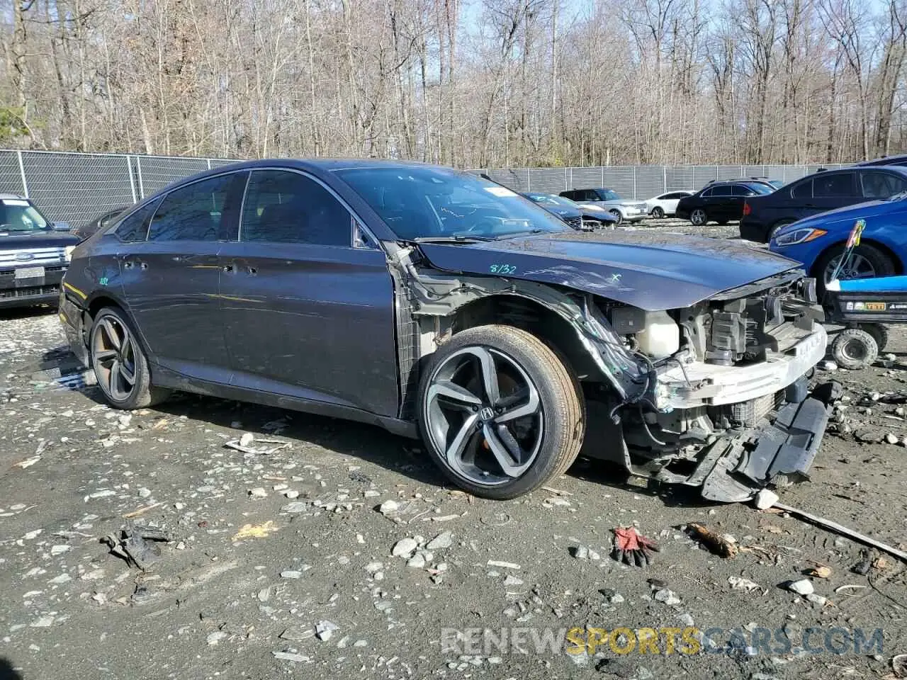 4 Photograph of a damaged car 1HGCV2F30KA011784 HONDA ACCORD 2019