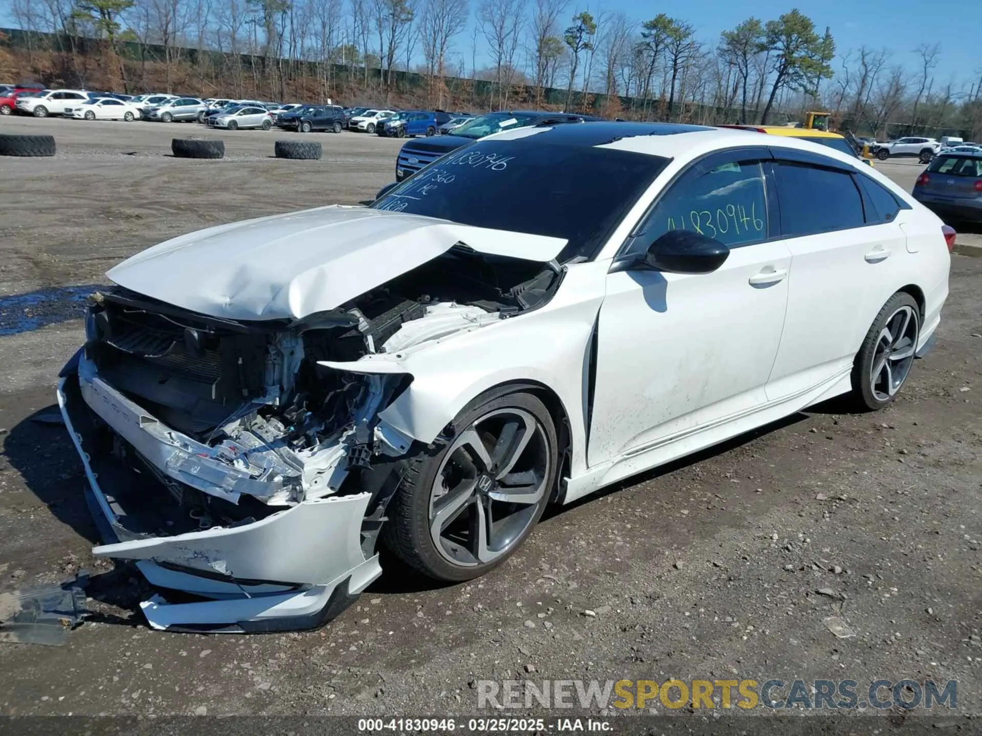 2 Photograph of a damaged car 1HGCV2F30KA012692 HONDA ACCORD 2019