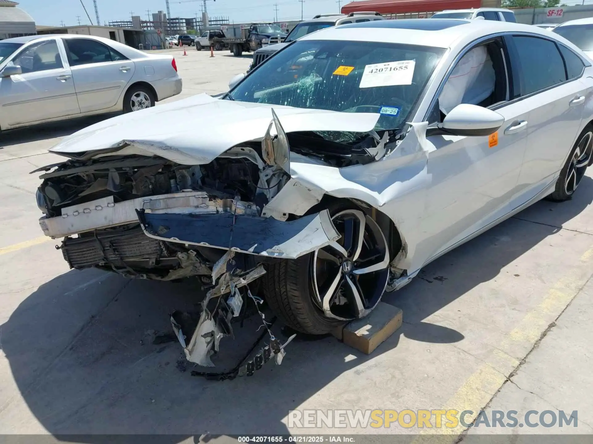 6 Photograph of a damaged car 1HGCV2F30KA016435 HONDA ACCORD 2019