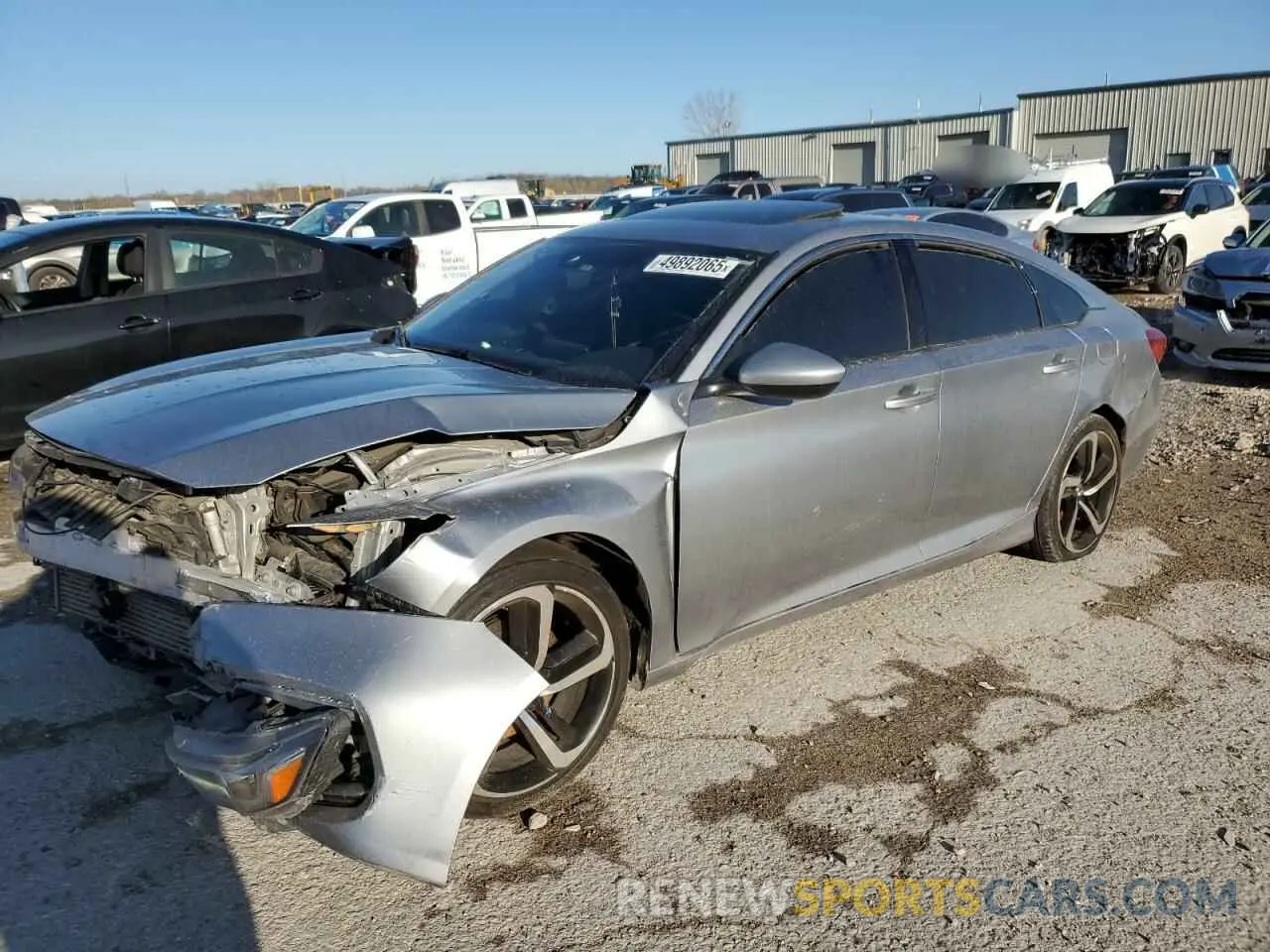 1 Photograph of a damaged car 1HGCV2F30KA025376 HONDA ACCORD 2019