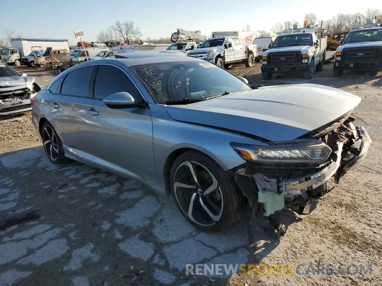 4 Photograph of a damaged car 1HGCV2F30KA025376 HONDA ACCORD 2019