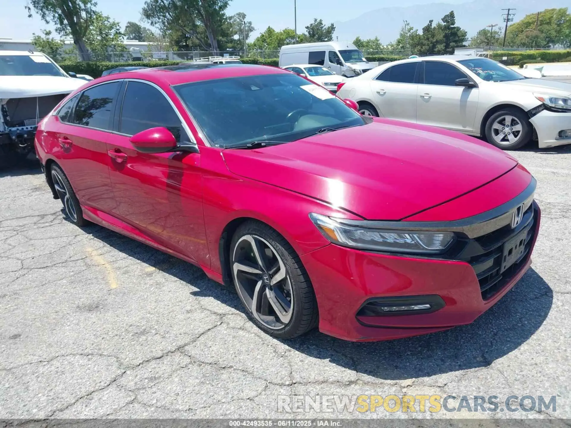 1 Photograph of a damaged car 1HGCV2F32KA013567 HONDA ACCORD 2019