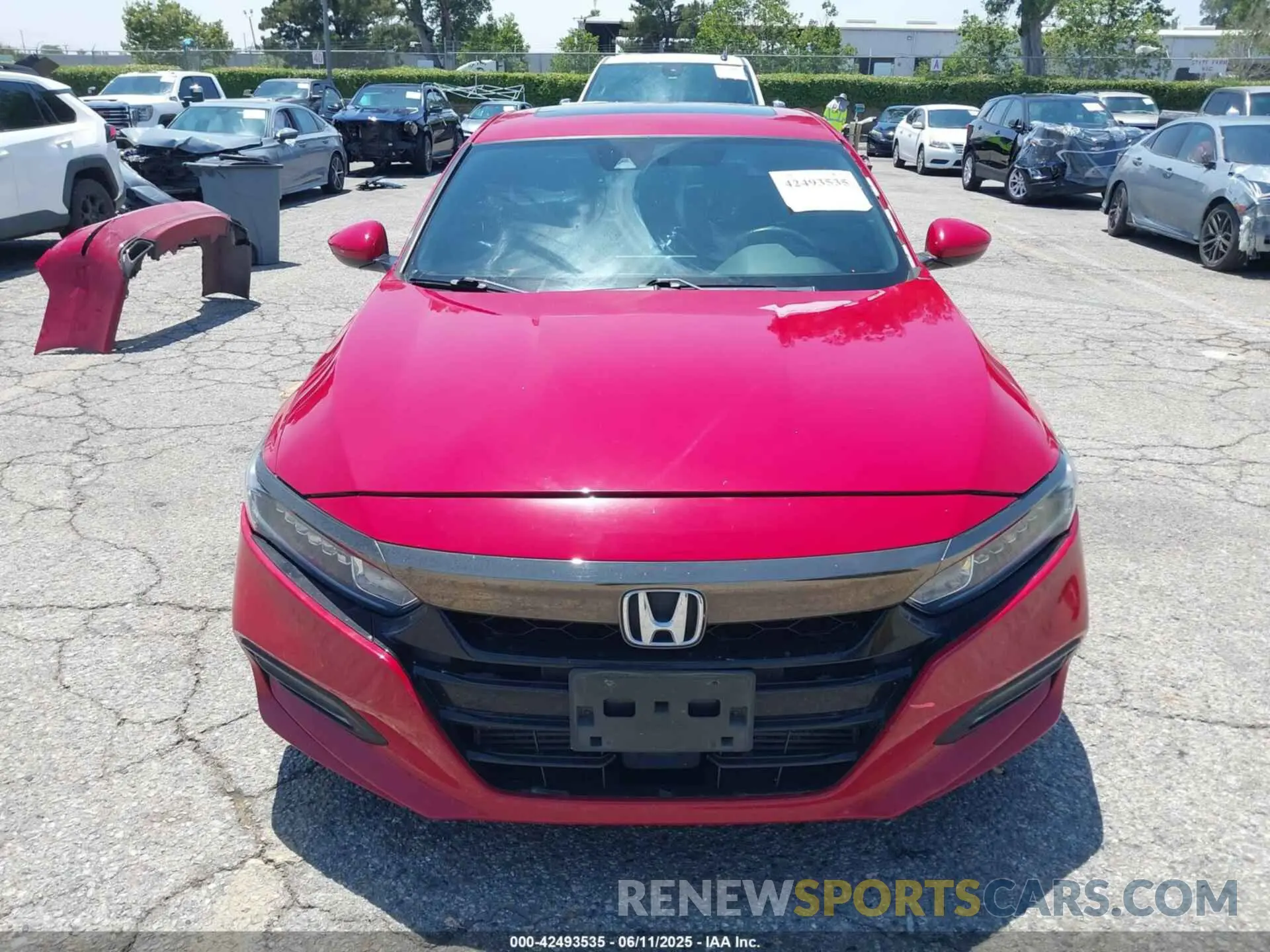 13 Photograph of a damaged car 1HGCV2F32KA013567 HONDA ACCORD 2019