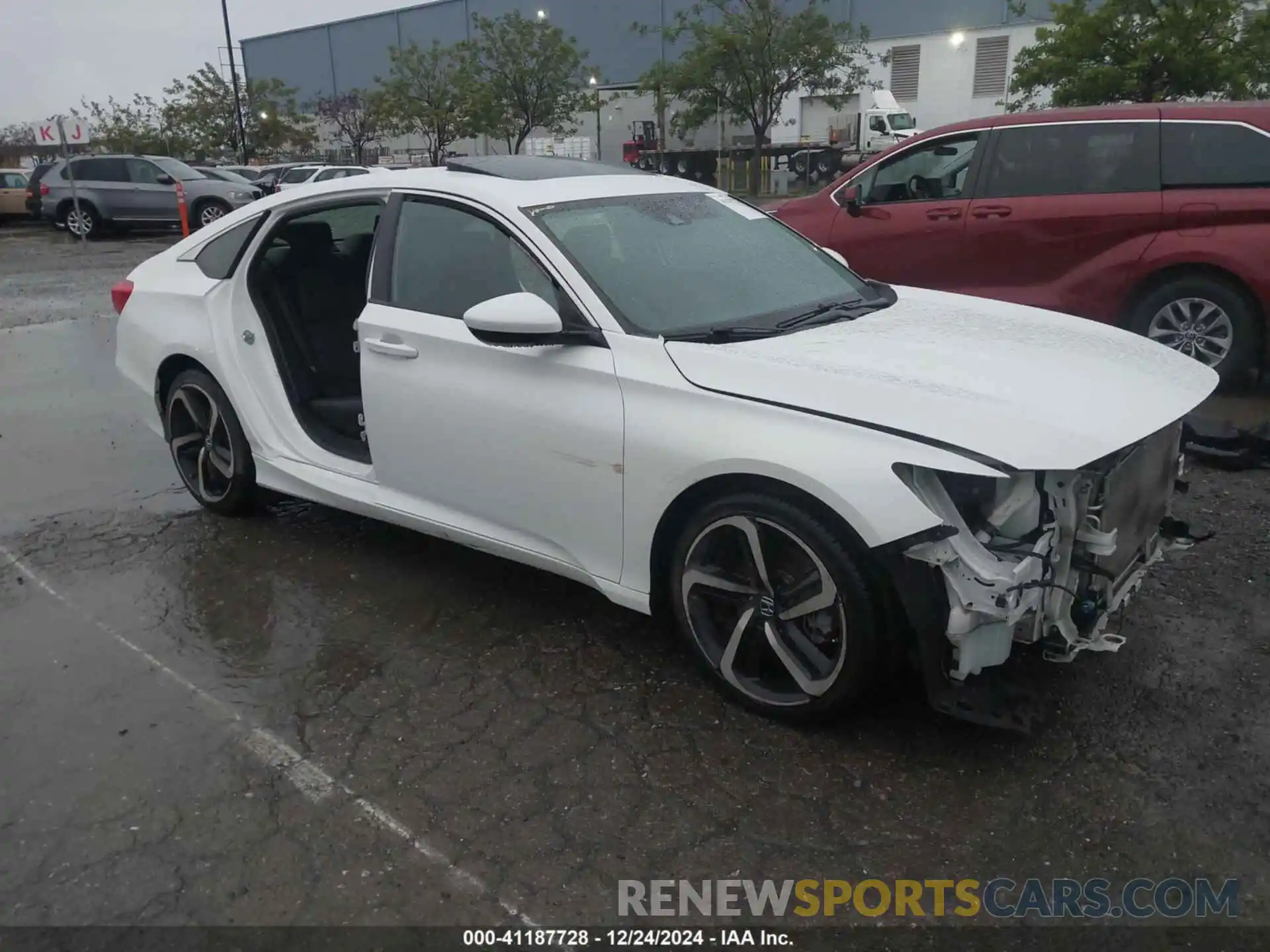 1 Photograph of a damaged car 1HGCV2F32KA016615 HONDA ACCORD 2019