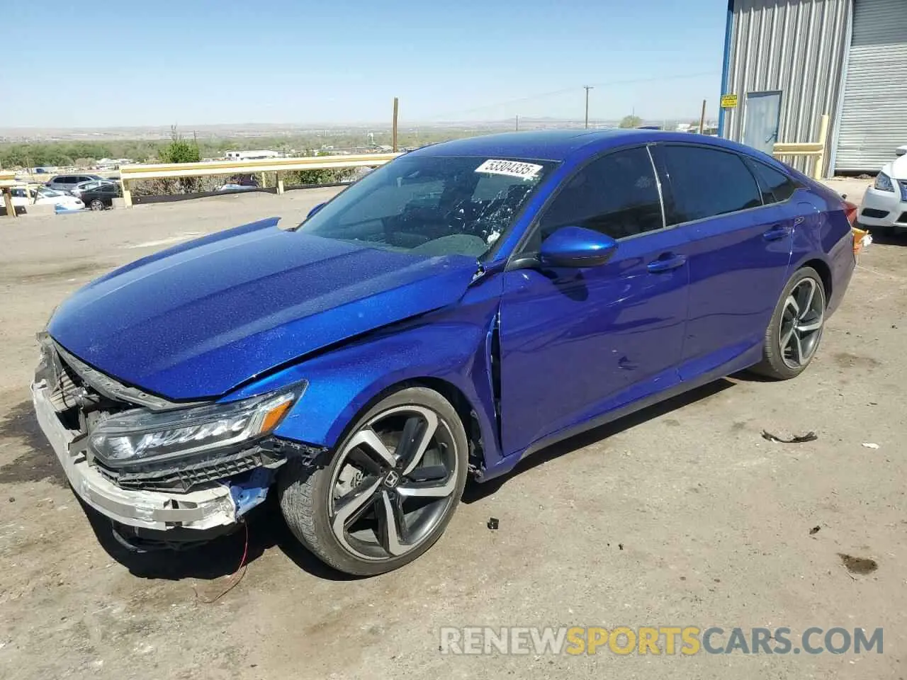1 Photograph of a damaged car 1HGCV2F32KA019238 HONDA ACCORD 2019