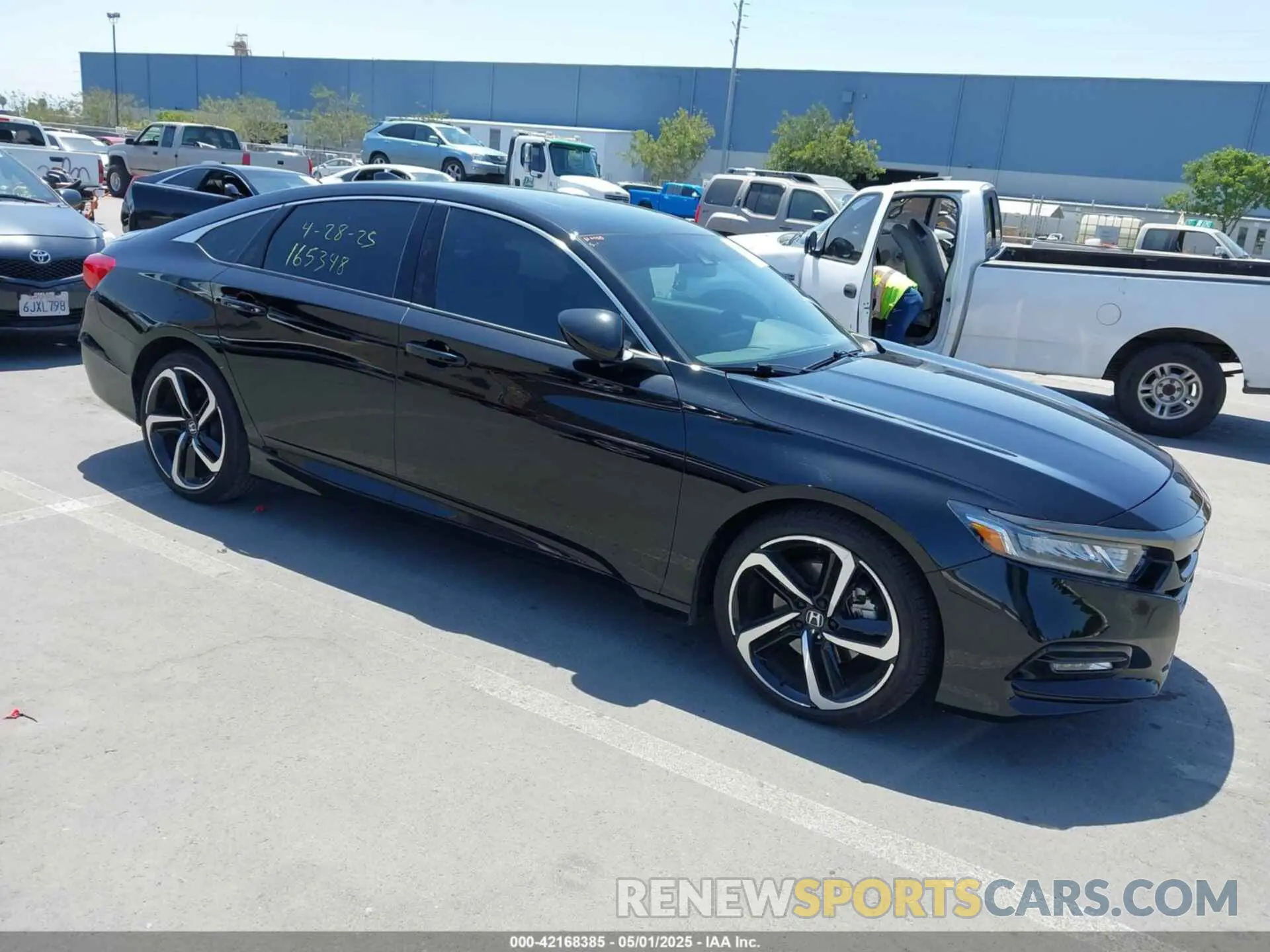 1 Photograph of a damaged car 1HGCV2F34KA000951 HONDA ACCORD 2019