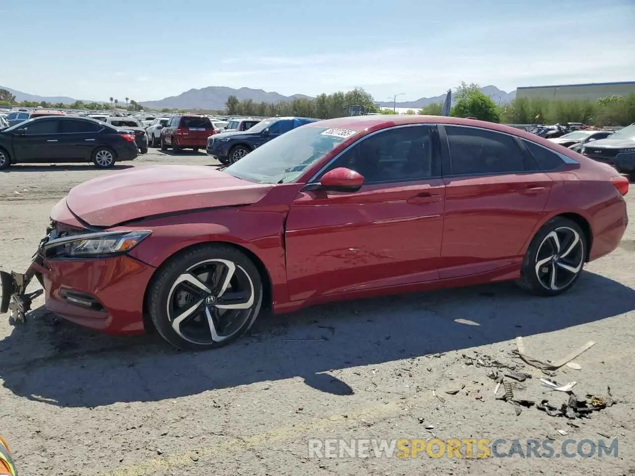 1 Photograph of a damaged car 1HGCV2F34KA004983 HONDA ACCORD 2019