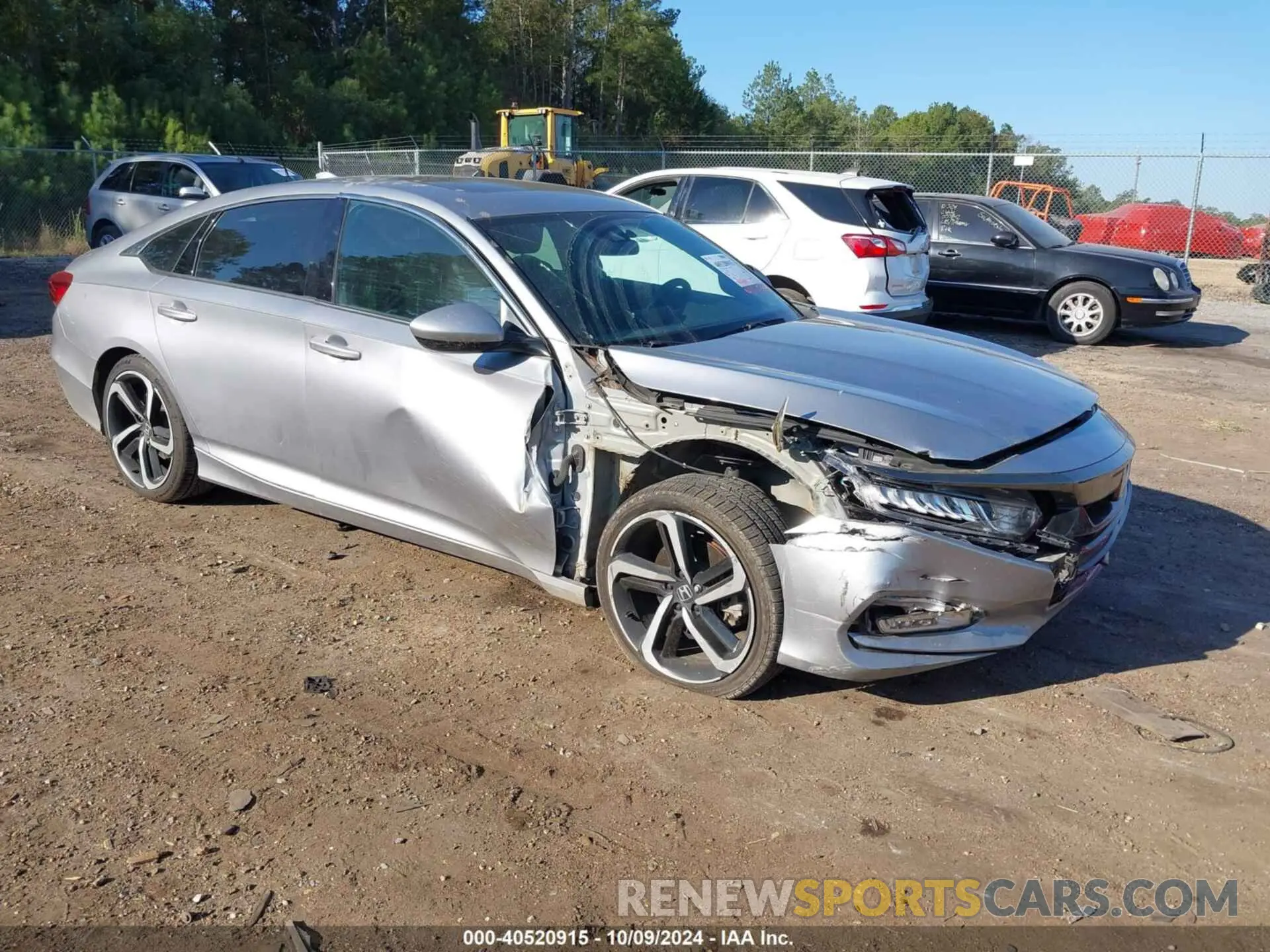 1 Photograph of a damaged car 1HGCV2F34KA012730 HONDA ACCORD 2019