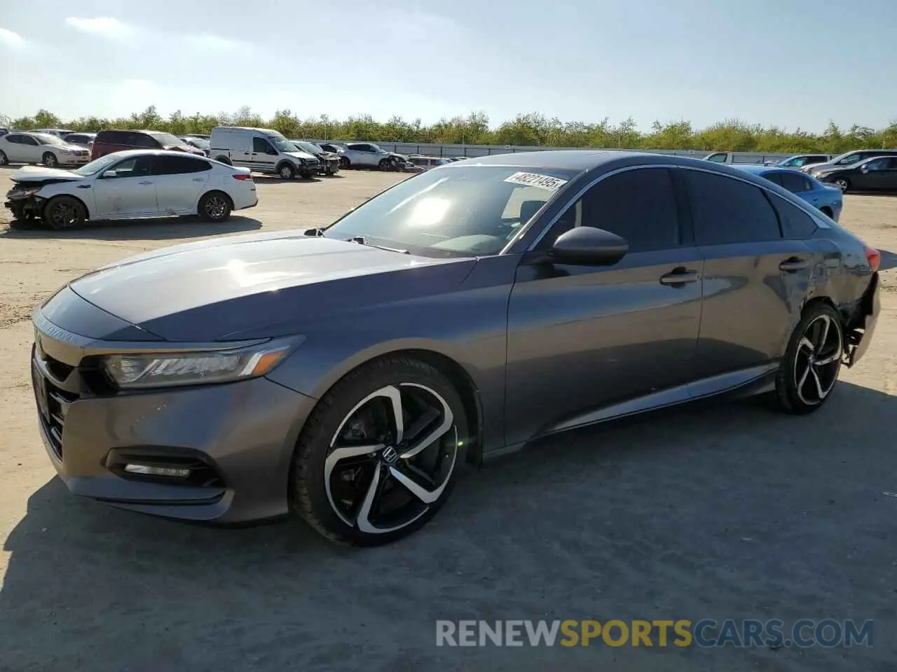 1 Photograph of a damaged car 1HGCV2F34KA033576 HONDA ACCORD 2019