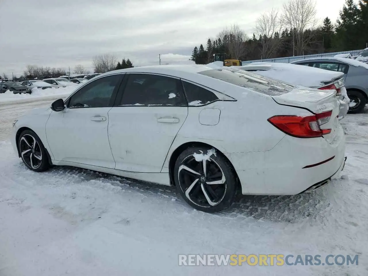 2 Photograph of a damaged car 1HGCV2F34KA800570 HONDA ACCORD 2019