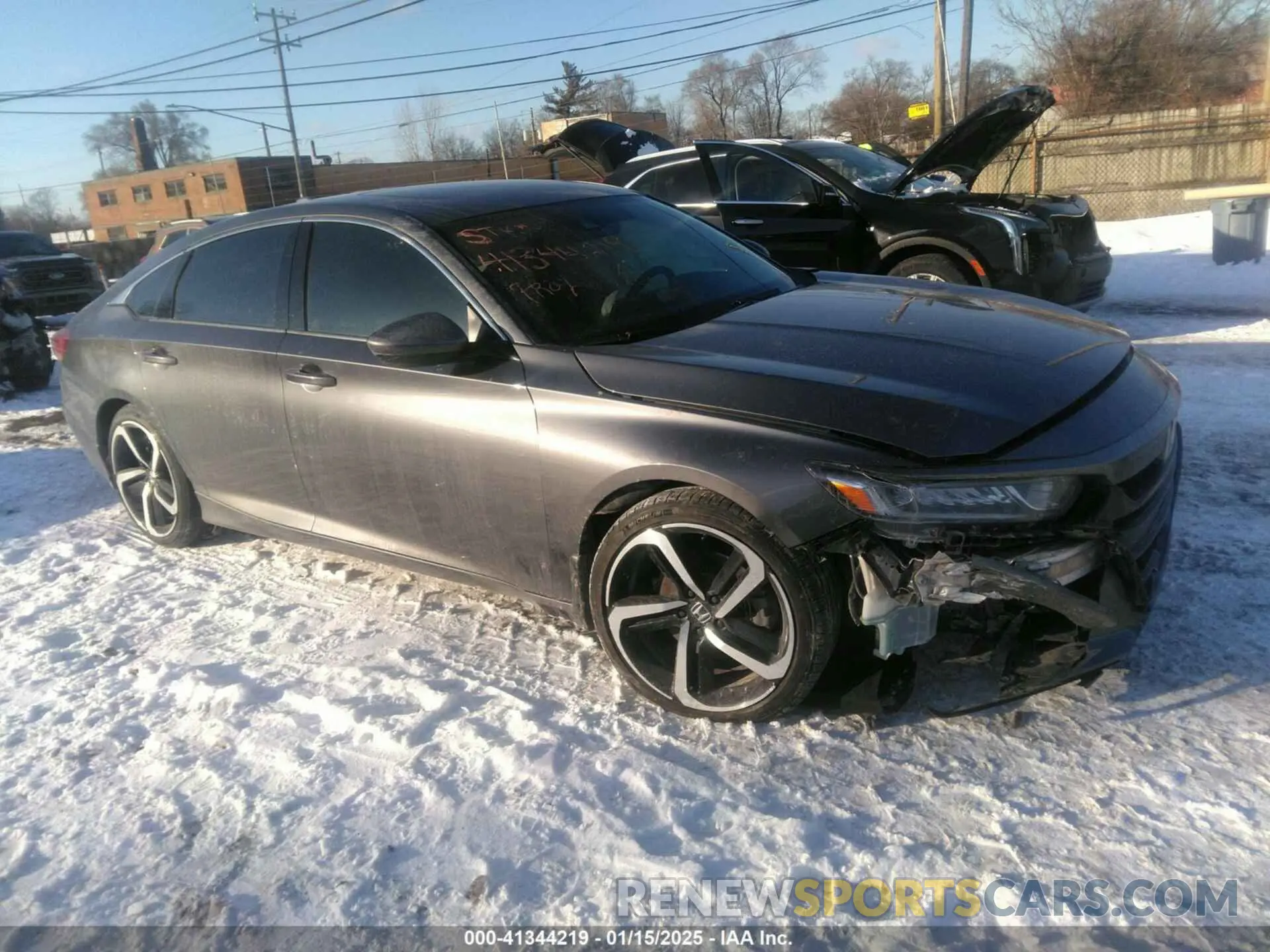 1 Photograph of a damaged car 1HGCV2F35KA019962 HONDA ACCORD 2019