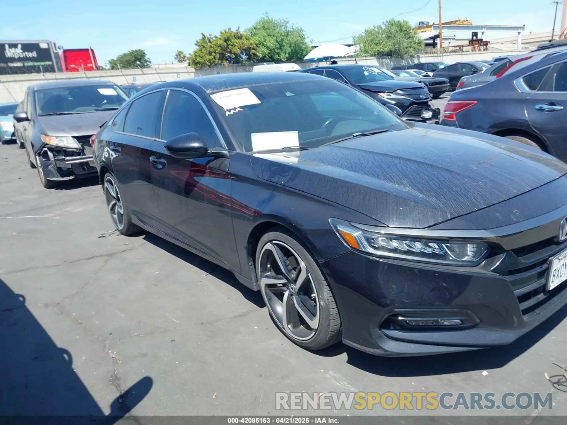 1 Photograph of a damaged car 1HGCV2F35KA025423 HONDA ACCORD 2019