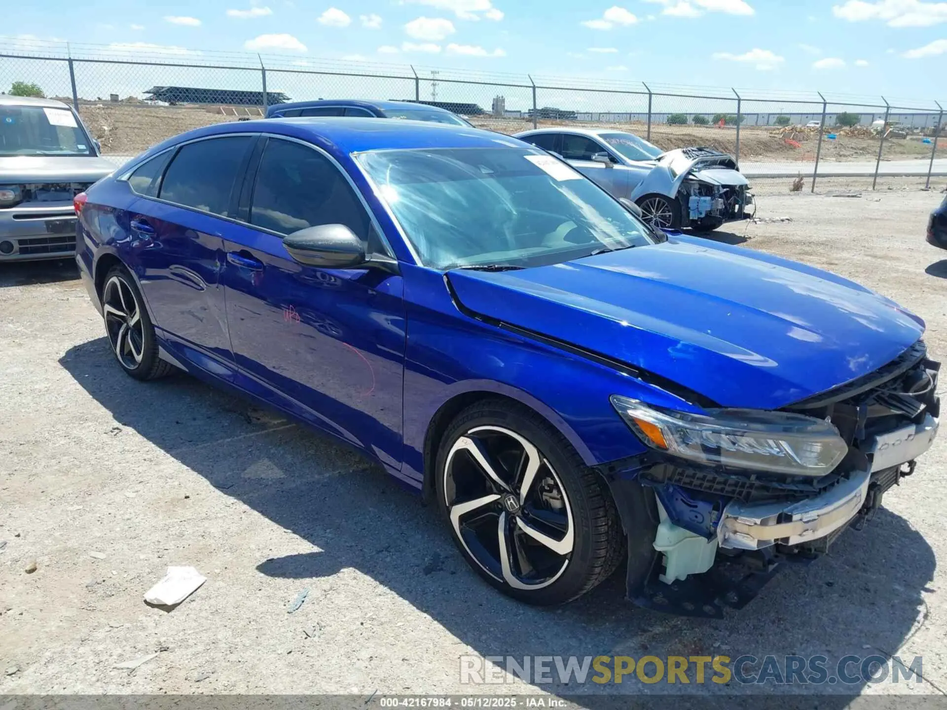 1 Photograph of a damaged car 1HGCV2F36KA007299 HONDA ACCORD 2019