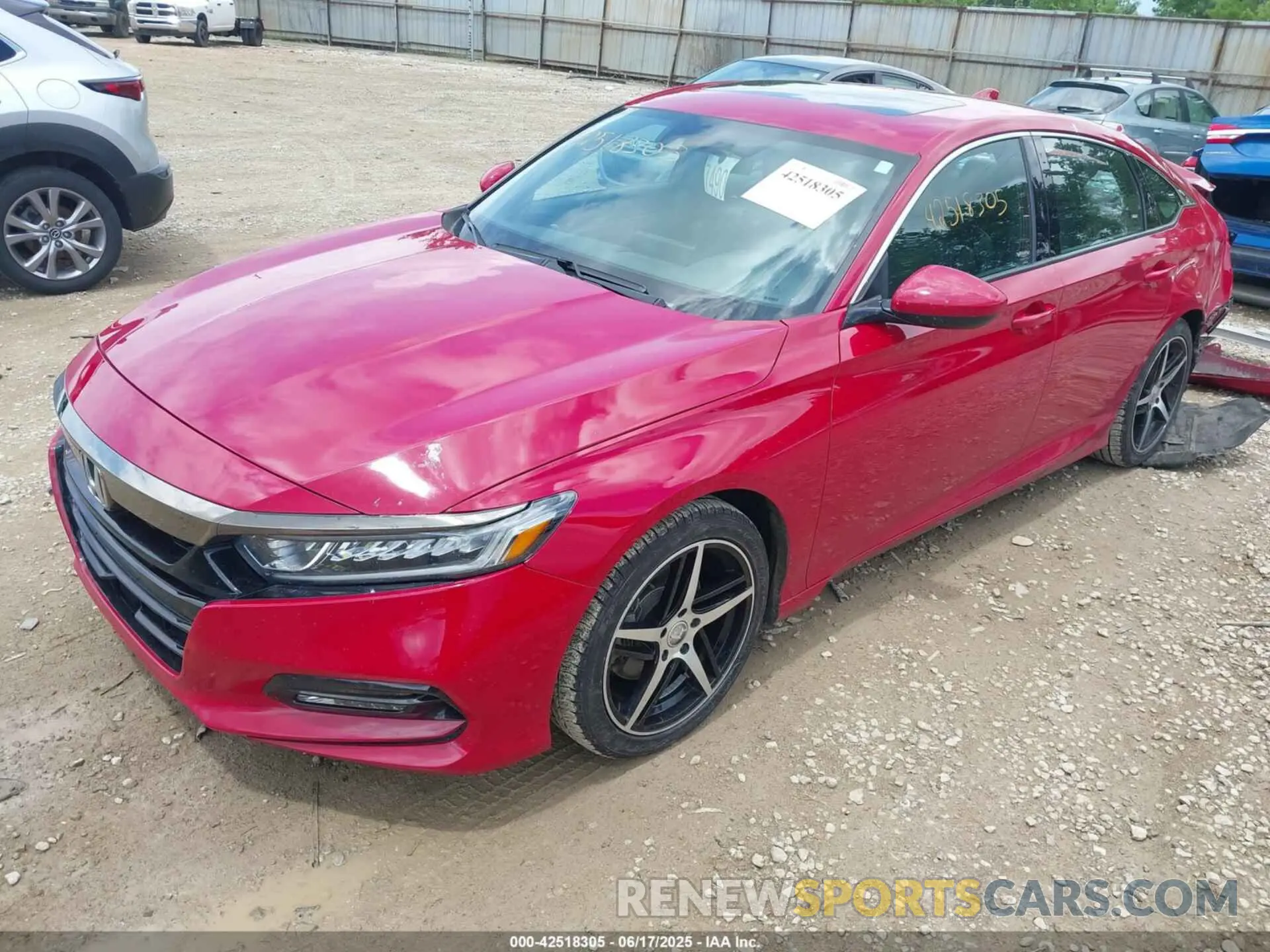 2 Photograph of a damaged car 1HGCV2F36KA013605 HONDA ACCORD 2019
