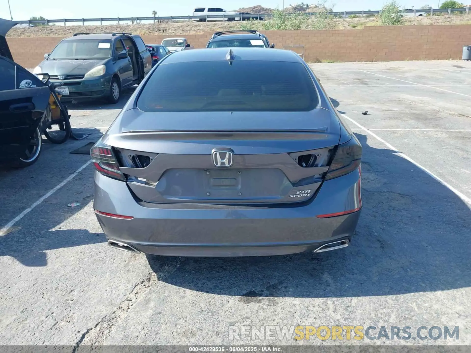 16 Photograph of a damaged car 1HGCV2F36KA024510 HONDA ACCORD 2019