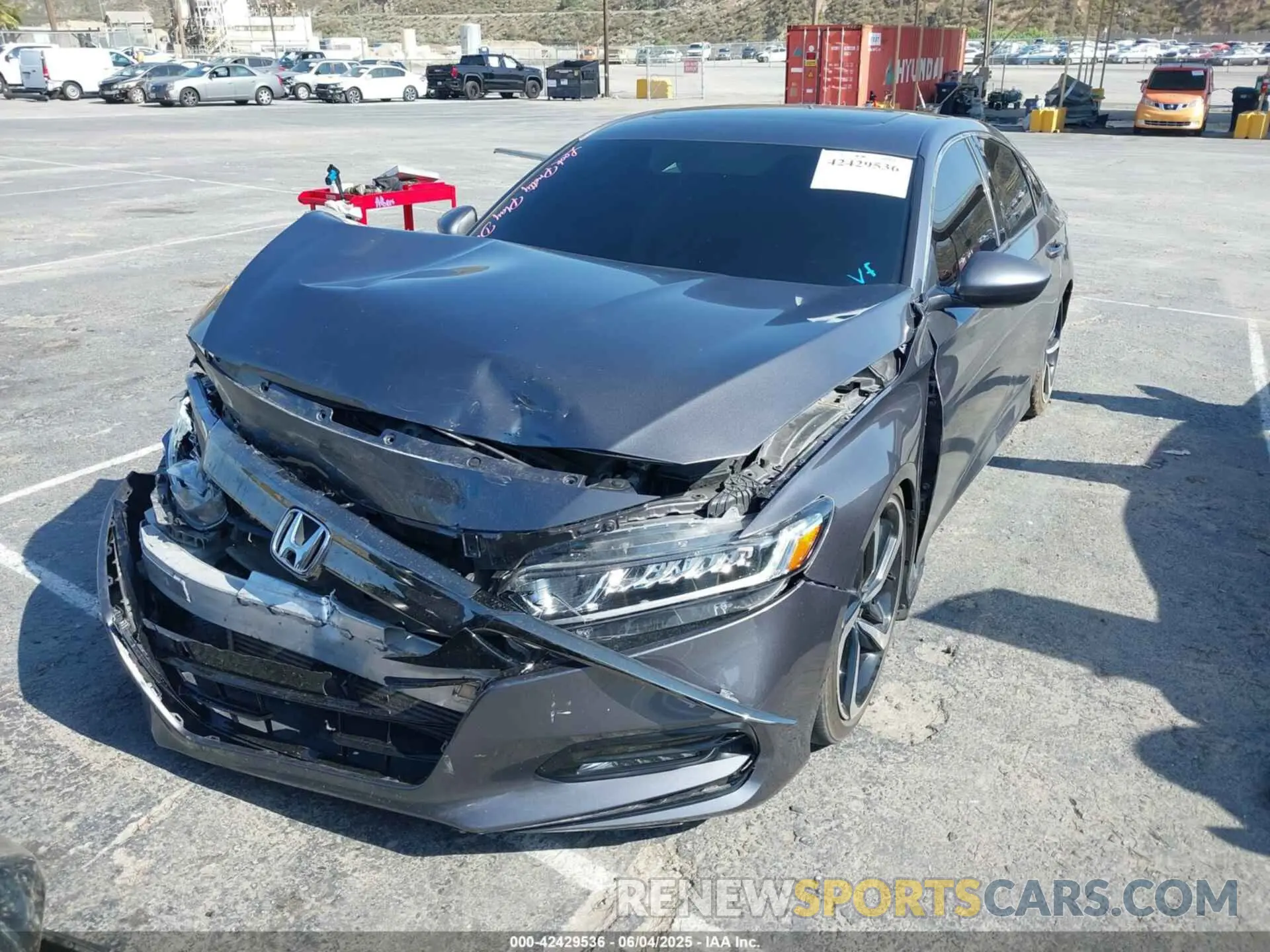 2 Photograph of a damaged car 1HGCV2F36KA024510 HONDA ACCORD 2019