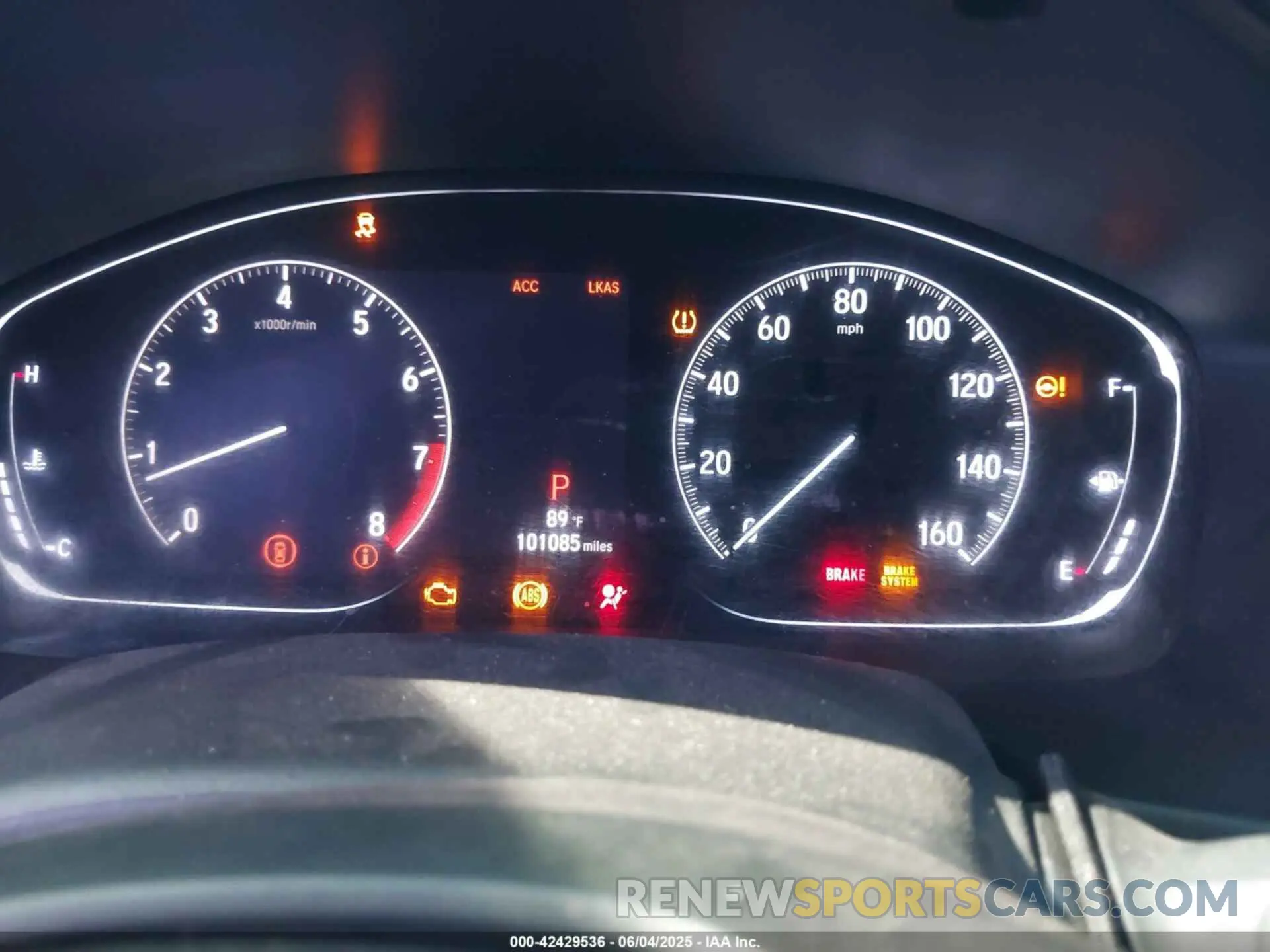 7 Photograph of a damaged car 1HGCV2F36KA024510 HONDA ACCORD 2019