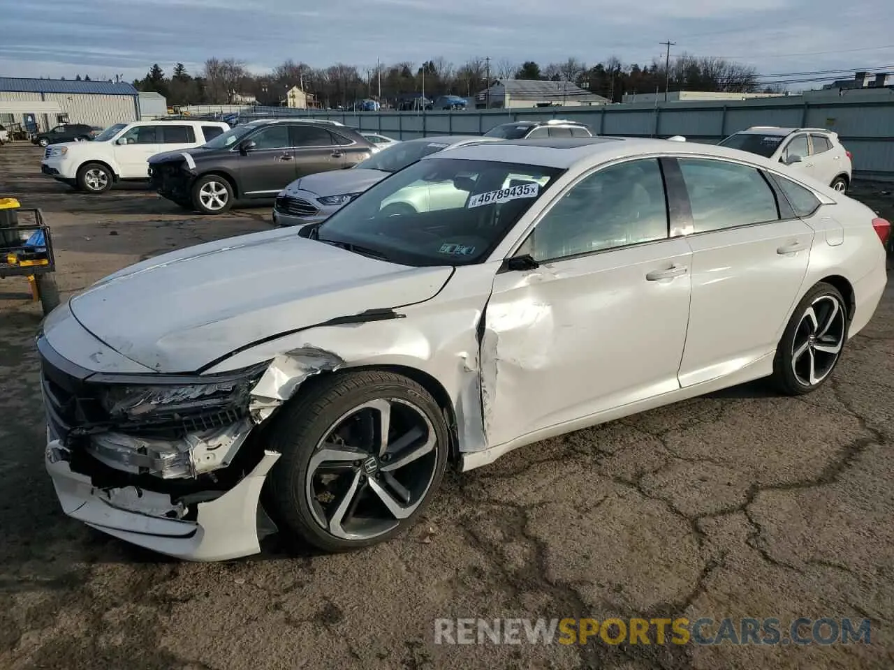 1 Photograph of a damaged car 1HGCV2F36KA026693 HONDA ACCORD 2019