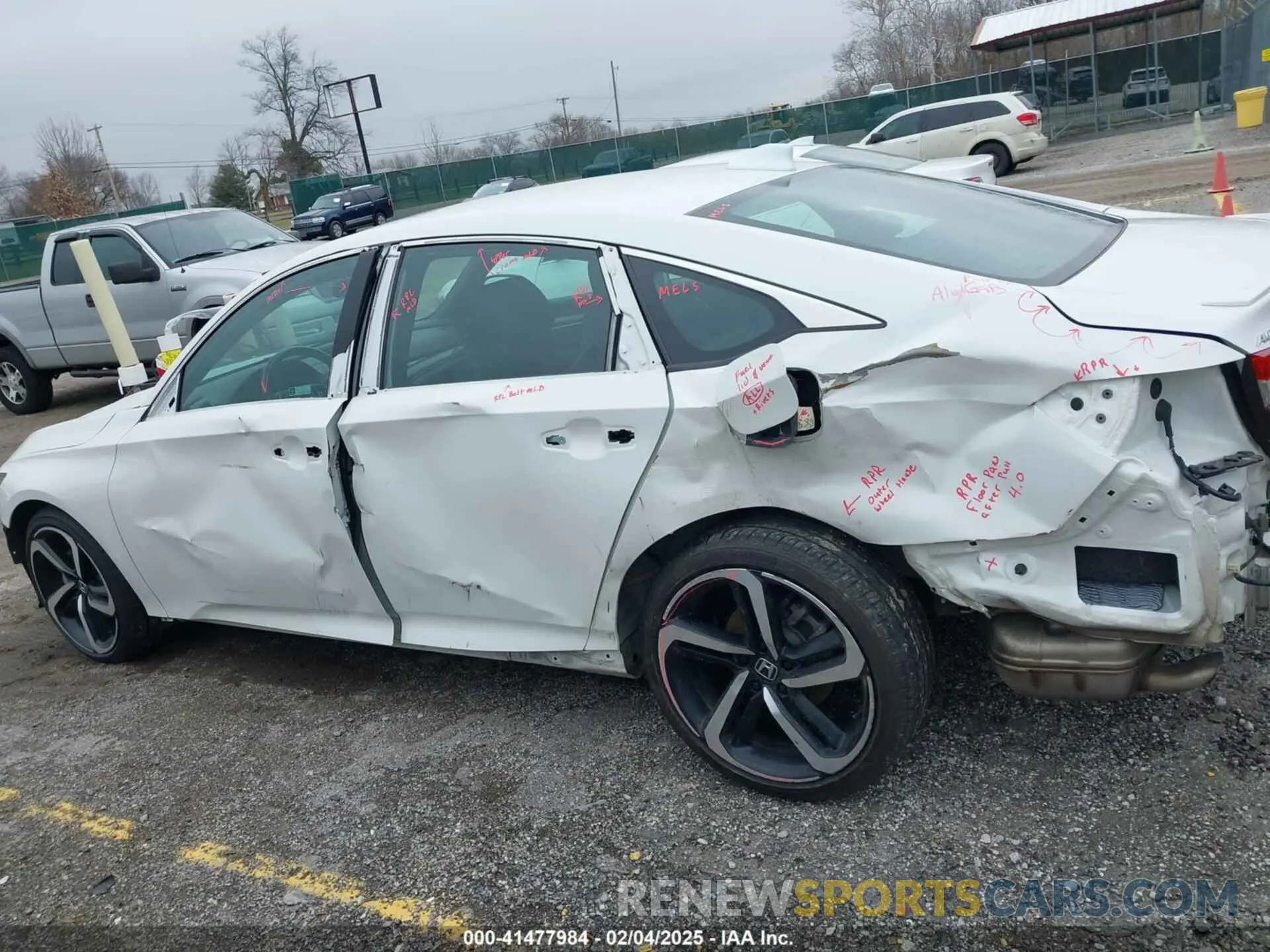 6 Photograph of a damaged car 1HGCV2F36KA036141 HONDA ACCORD 2019