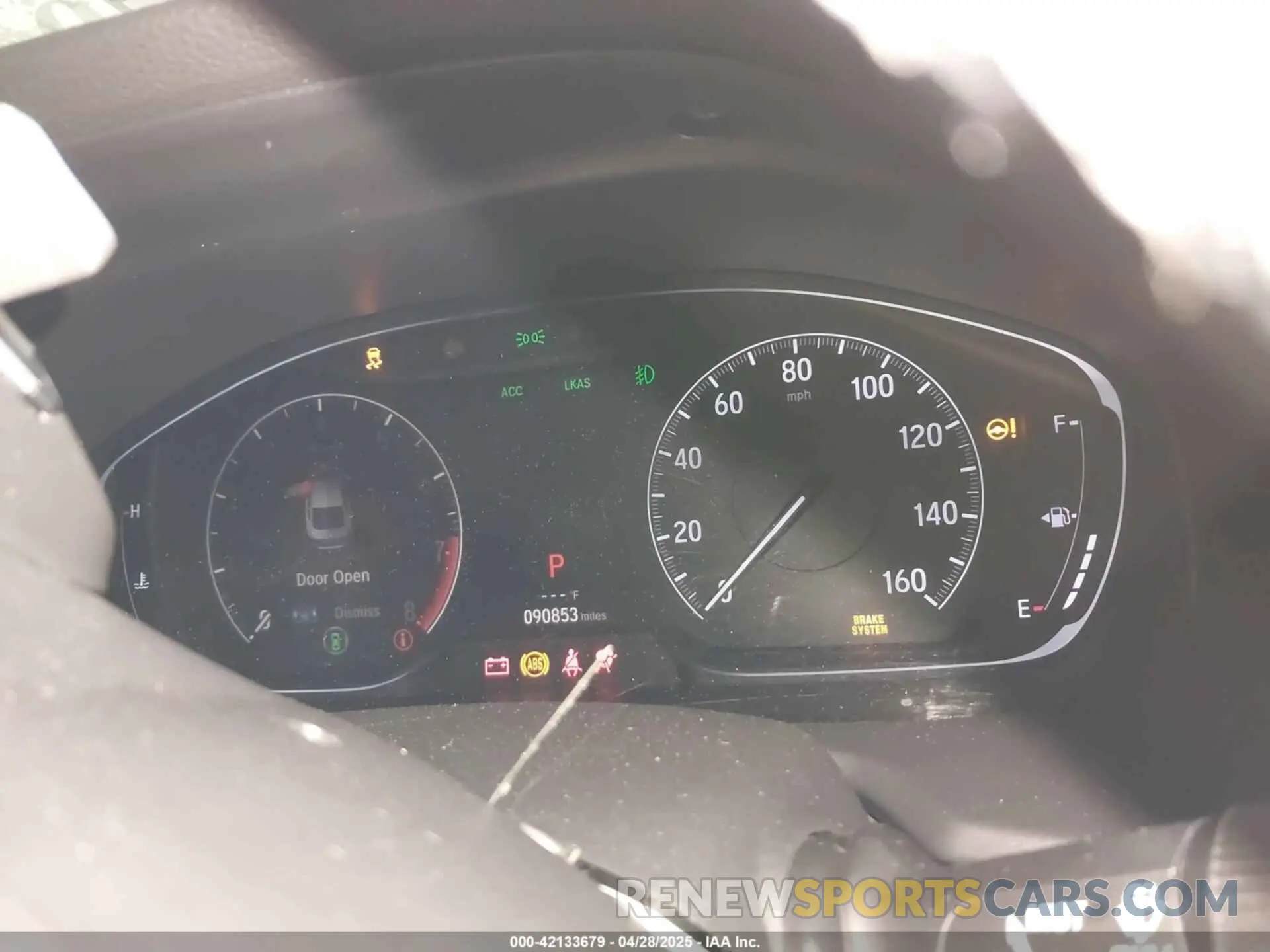 15 Photograph of a damaged car 1HGCV2F37KA011278 HONDA ACCORD 2019