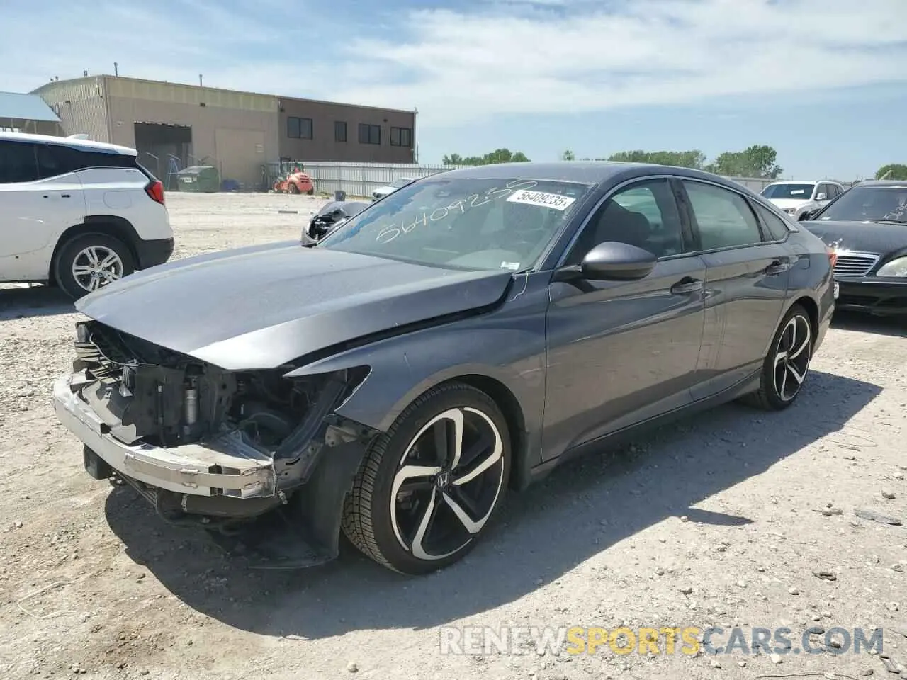 1 Photograph of a damaged car 1HGCV2F37KA033801 HONDA ACCORD 2019