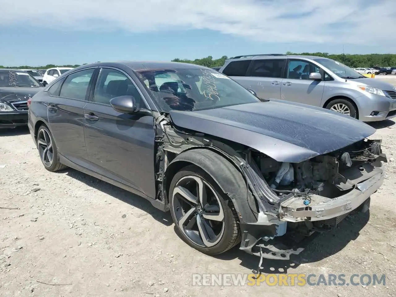 4 Photograph of a damaged car 1HGCV2F37KA033801 HONDA ACCORD 2019