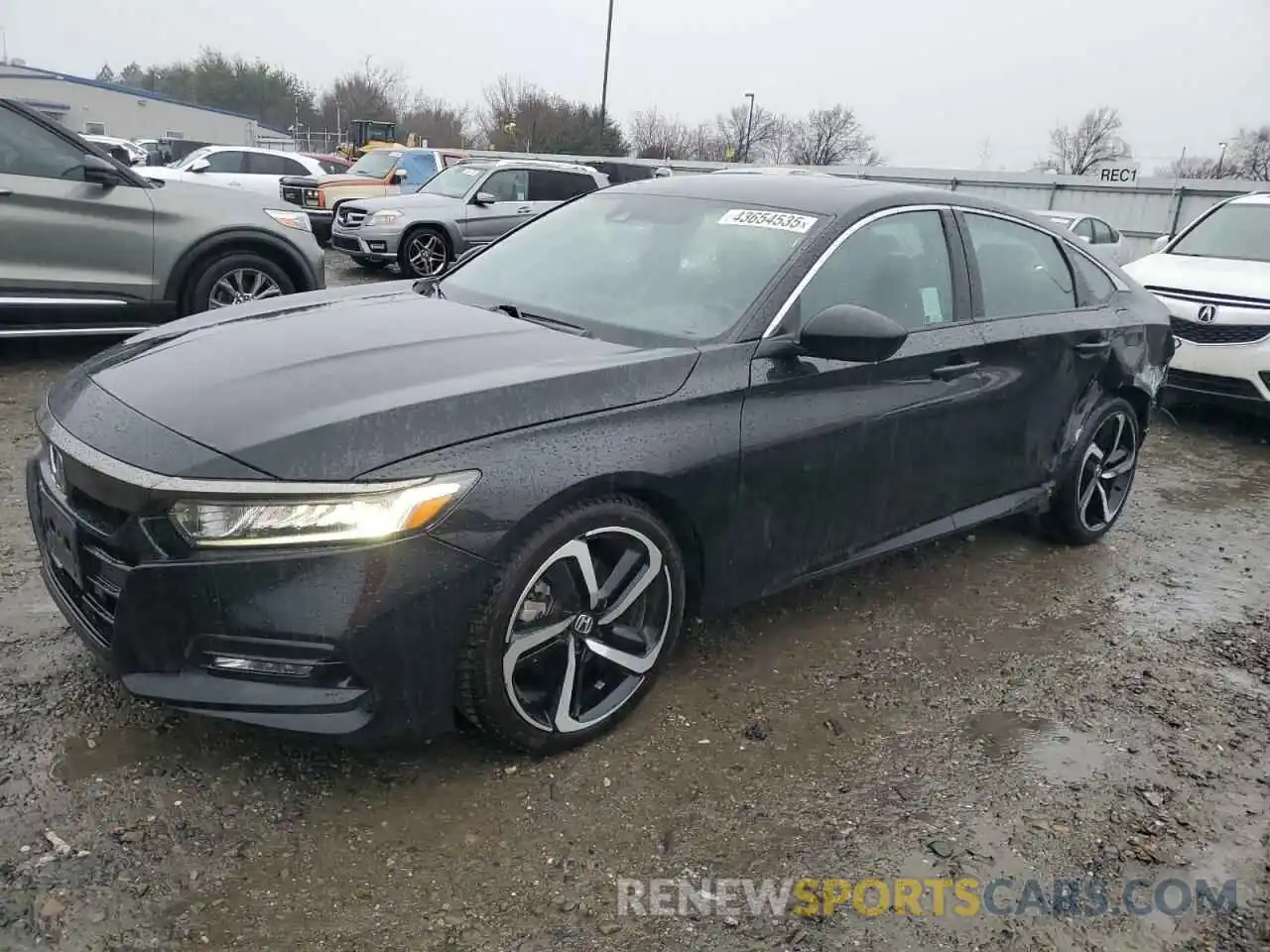 1 Photograph of a damaged car 1HGCV2F37KA035810 HONDA ACCORD 2019